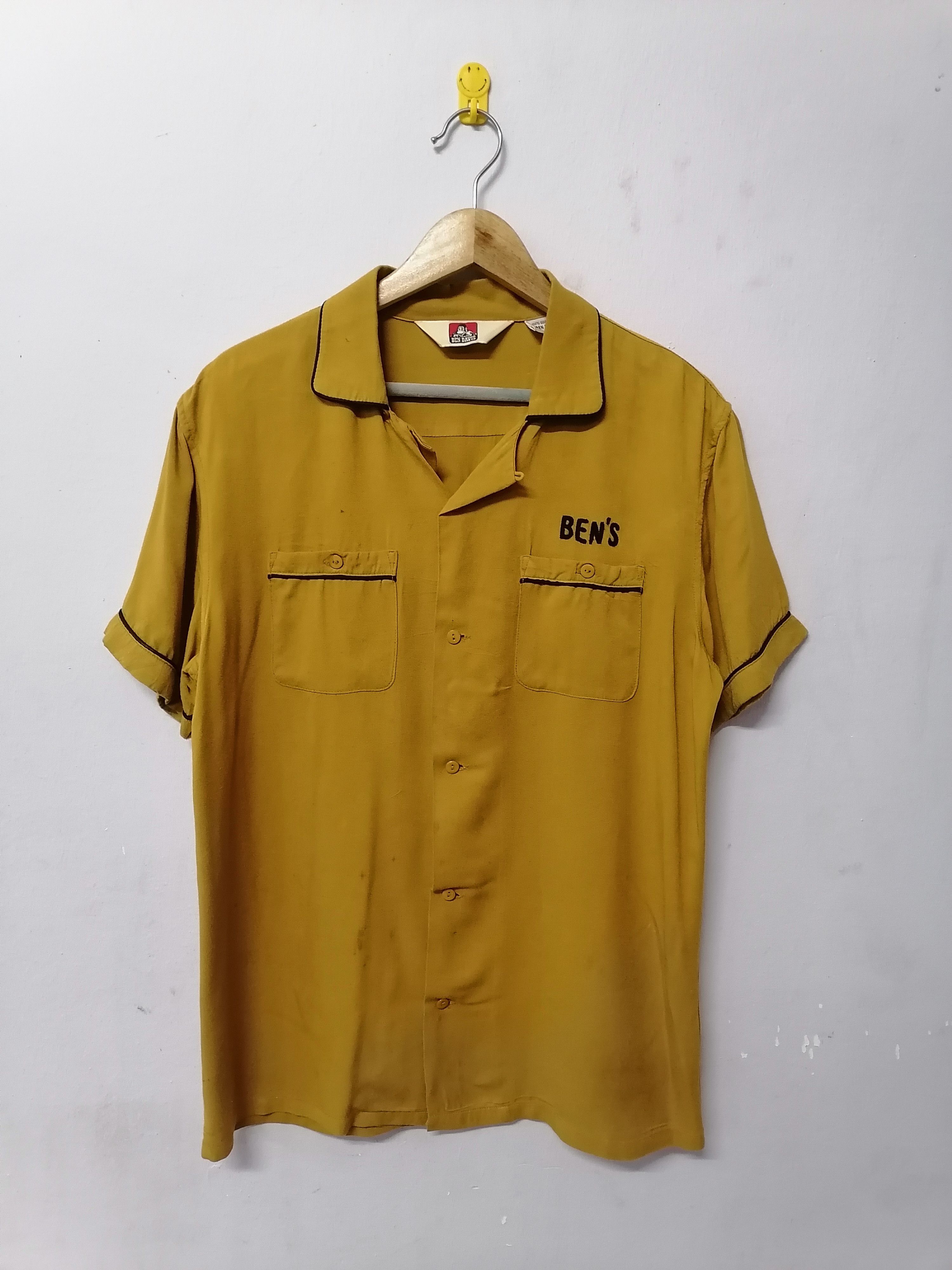 Ben Davis Ben Davis California Joker Open Colar Rayon Button Up Shirt Size US M / EU 48-50 / 2 - 3 Thumbnail