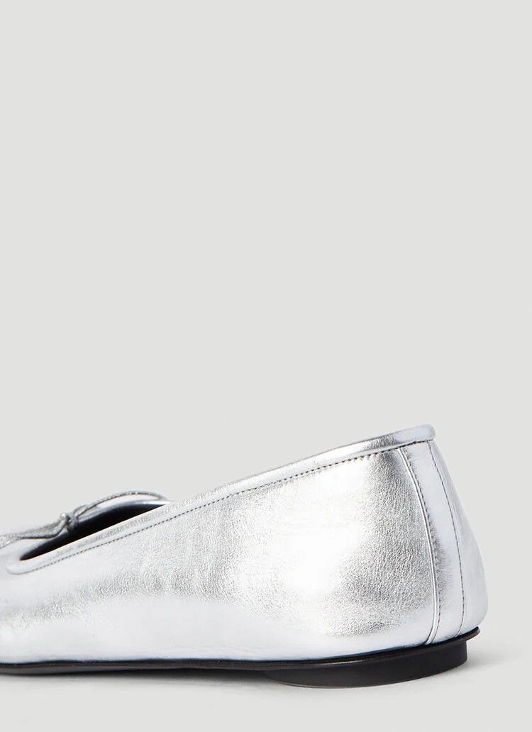 Balenciaga Balenciaga Fetish Metallic Ballerina Flat Size US 7.5 / IT 37.5 - 7 Thumbnail