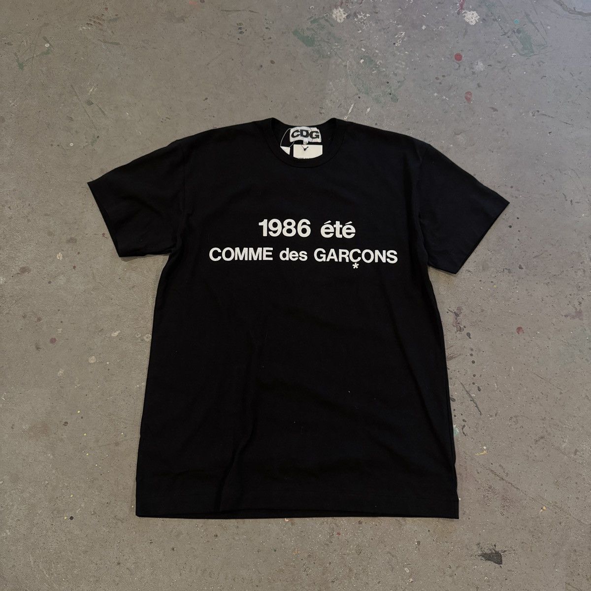 1986 Ete Cdg Shirt Japan COMME Des GARÇONS 1986 été Tee Shirt