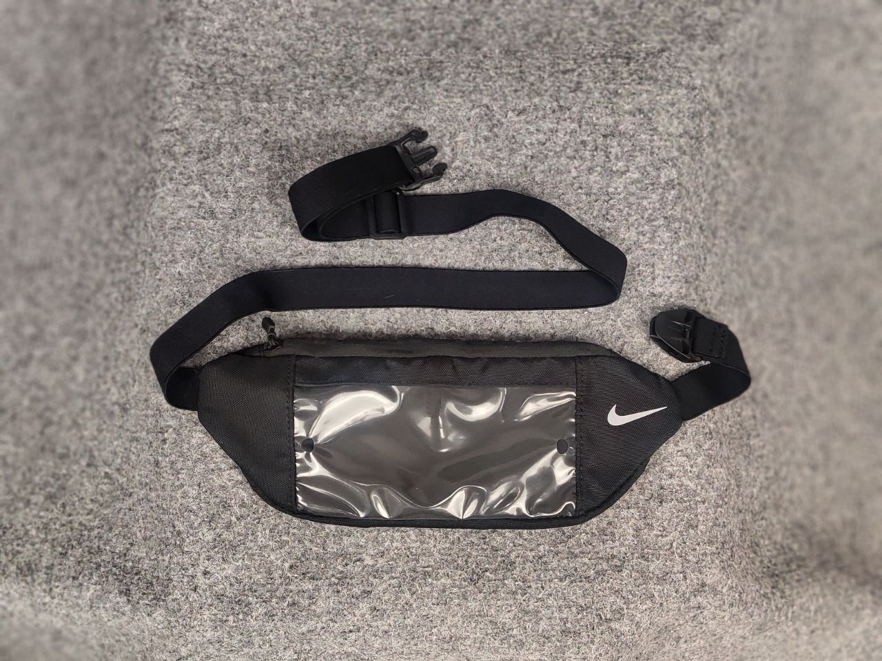 Nike Vintage Nike Black men's casual sports shirt with a belt Bag Size ONE SIZE - 1 Thumbnail