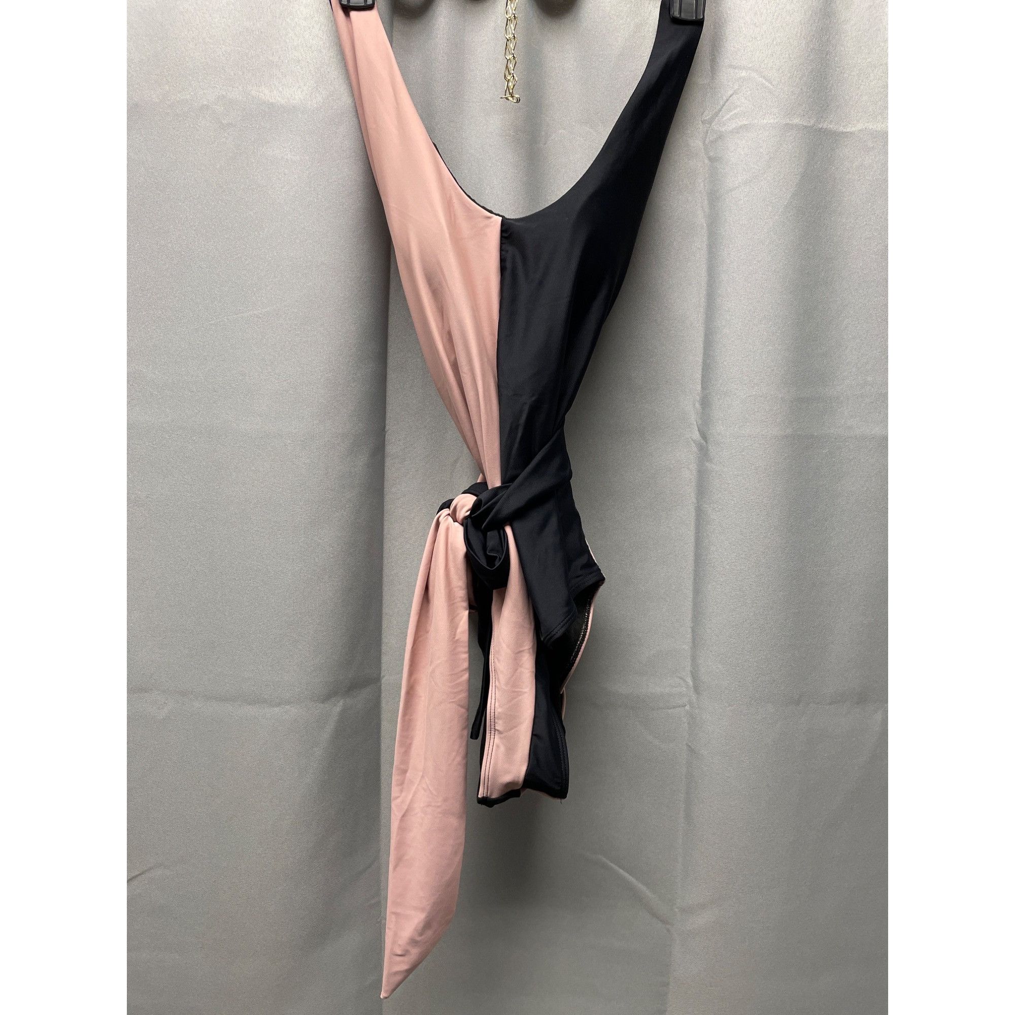 Other Pink Lily Women's Pink & Black Full Coverage Swimsuit Size Size L / US 10 / IT 46 - 2 Thumbnail