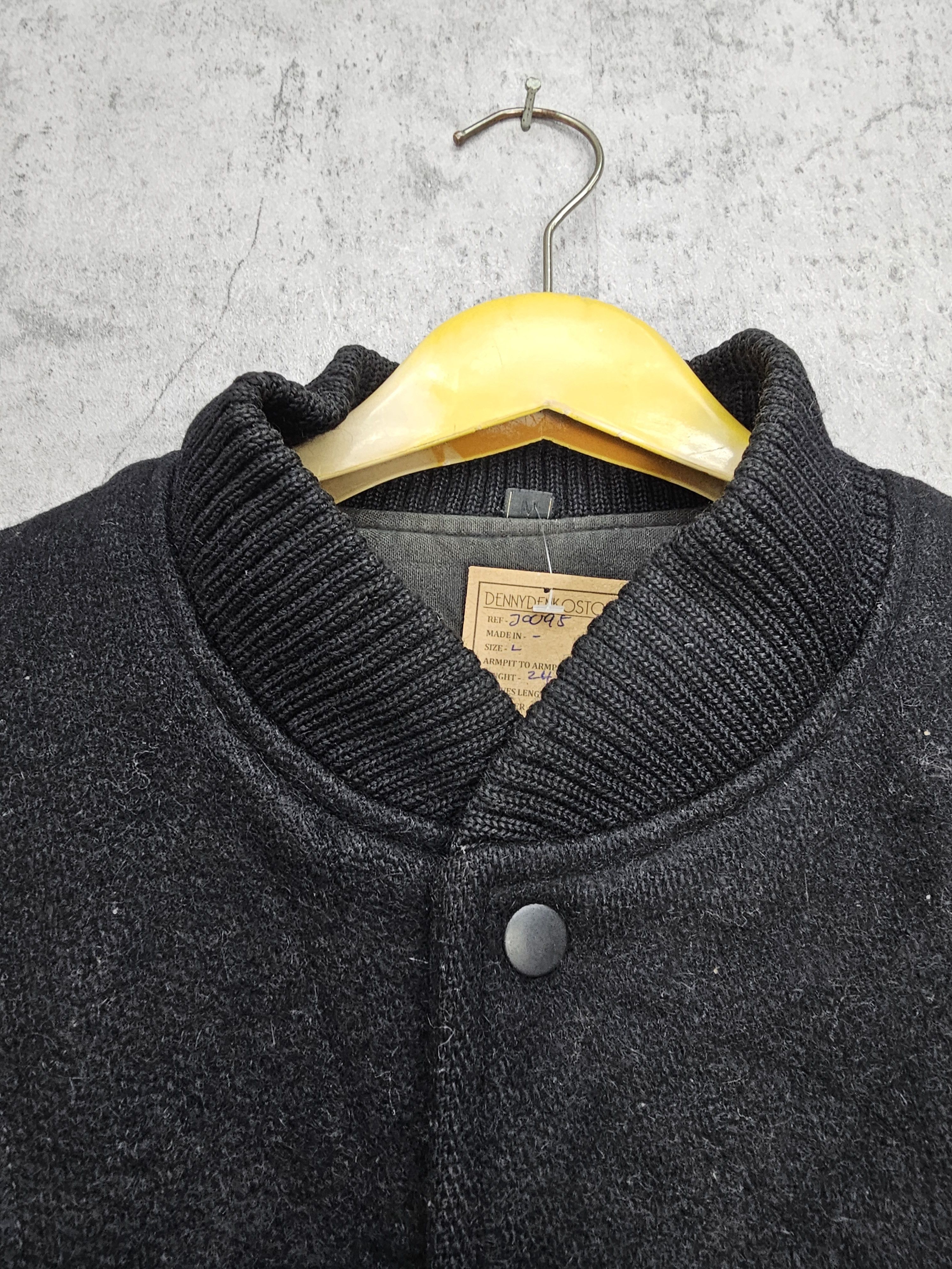 Other Vintage ITARIYARD STAFF Leather Wool Varsity Jacket J0095 Size US L / EU 52-54 / 3 - 9 Thumbnail
