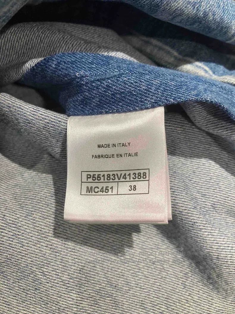Chanel Chanel Chair Series Pink Blue Denim Knitted Coat Size XS / US 0-2 / IT 36-38 - 4 Thumbnail