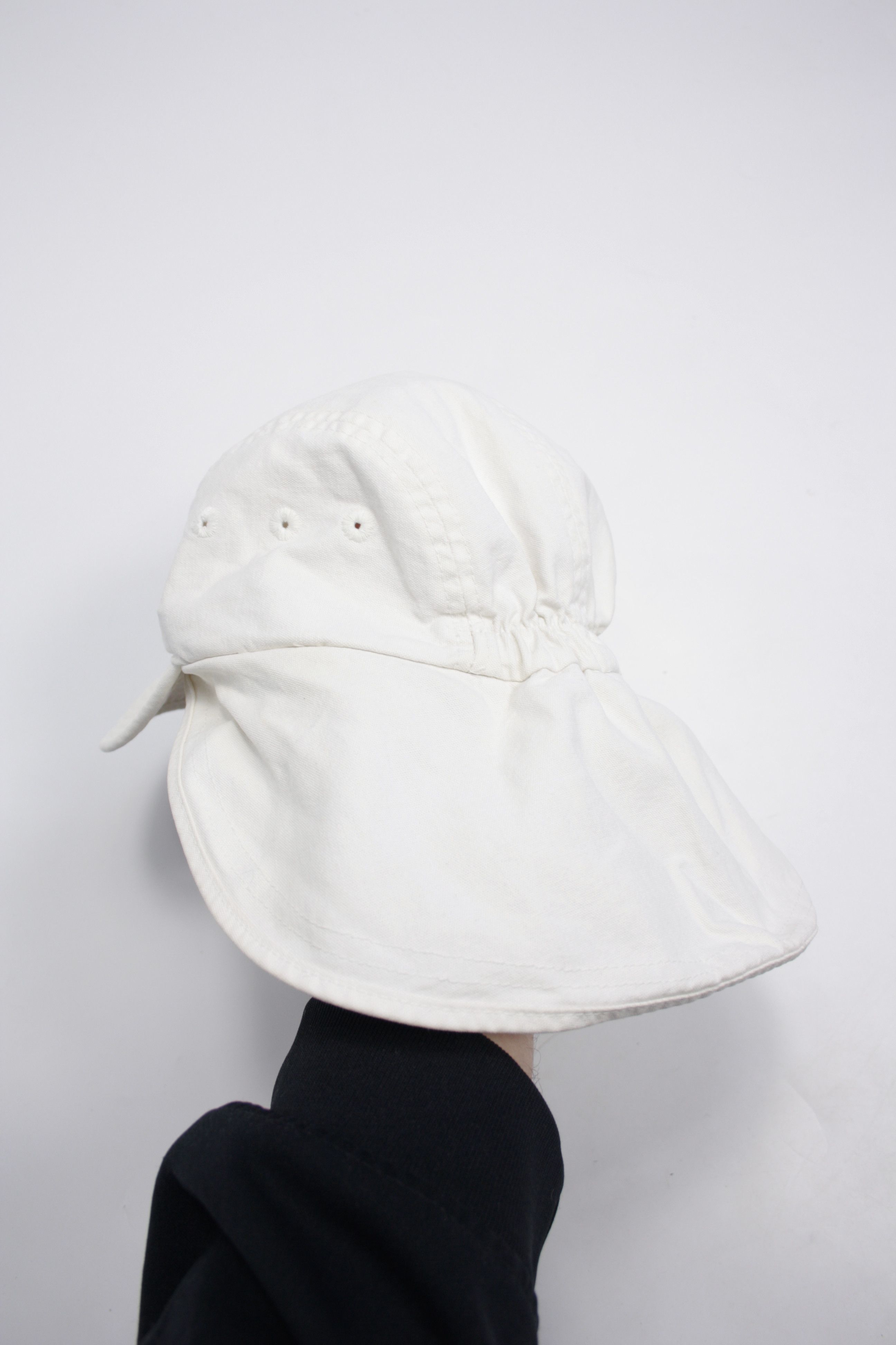 Nike × Vintage Nike 90s Vintage Neck Cover Short Bill Cotton Cap Hat Size ONE SIZE - 4 Thumbnail