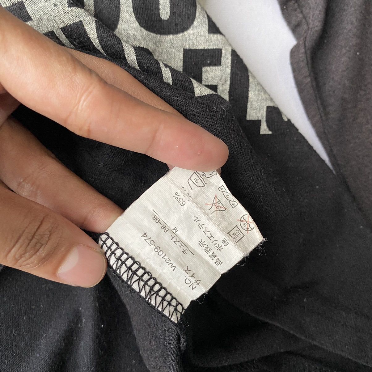 If Six Was Nine × Japanese Brand × Le Grande Bleu (L.G.B.) Japanese Poem Faded by Double Needle Long Sleeve Size US M / EU 48-50 / 2 - 7 Thumbnail