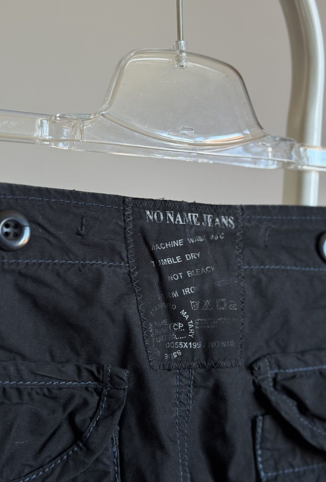 Vintage No Name Jeans Multi Pocket Cargo Pants Size US 31 - 13 Thumbnail