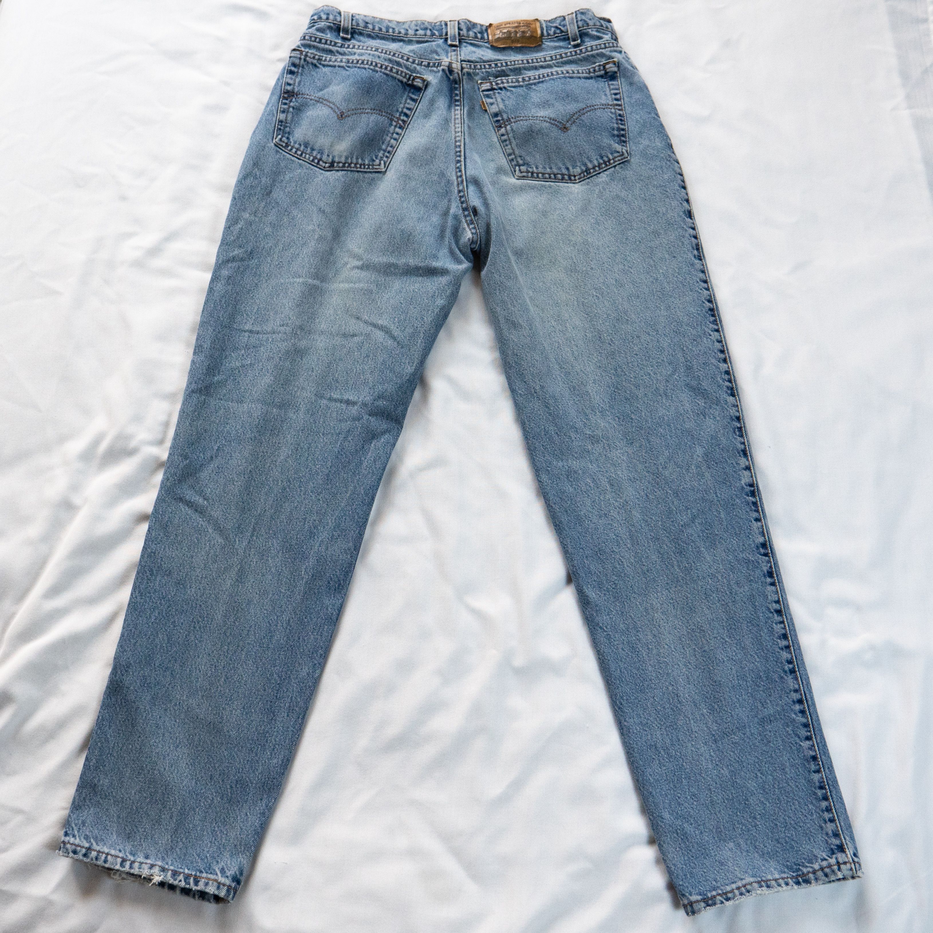 Levi's Vintage 1994 Levi’s 545 Loose Fit Made in USA Leather Patch Size US 38 / EU 54 - 2 Thumbnail