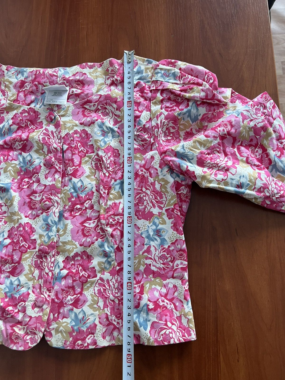 Laura Ashley VINTAGE 80’s LAURA ASHLEY PINK FLORAL ART BUTTON JACKET Uk16 Size XL / US 12-14 / IT 48-50 - 13 Thumbnail