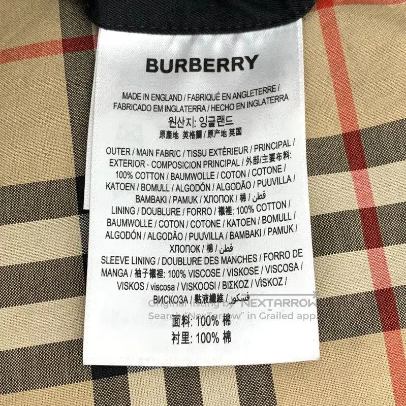 Burberry Burberry Black Cotton Women's Coat. Size M / US 6-8 / IT 42-44 - 7 Thumbnail