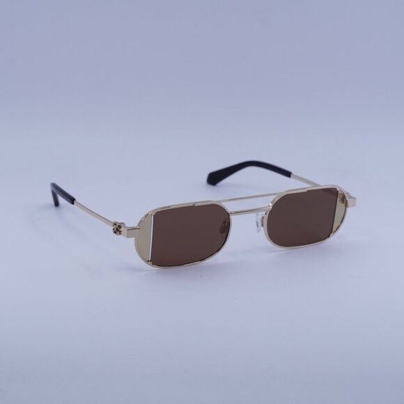 Off-White Off-White Off-White OERI14H LYNN 7664 Sunglasses Gold Oval Size ONE SIZE - 2 Thumbnail