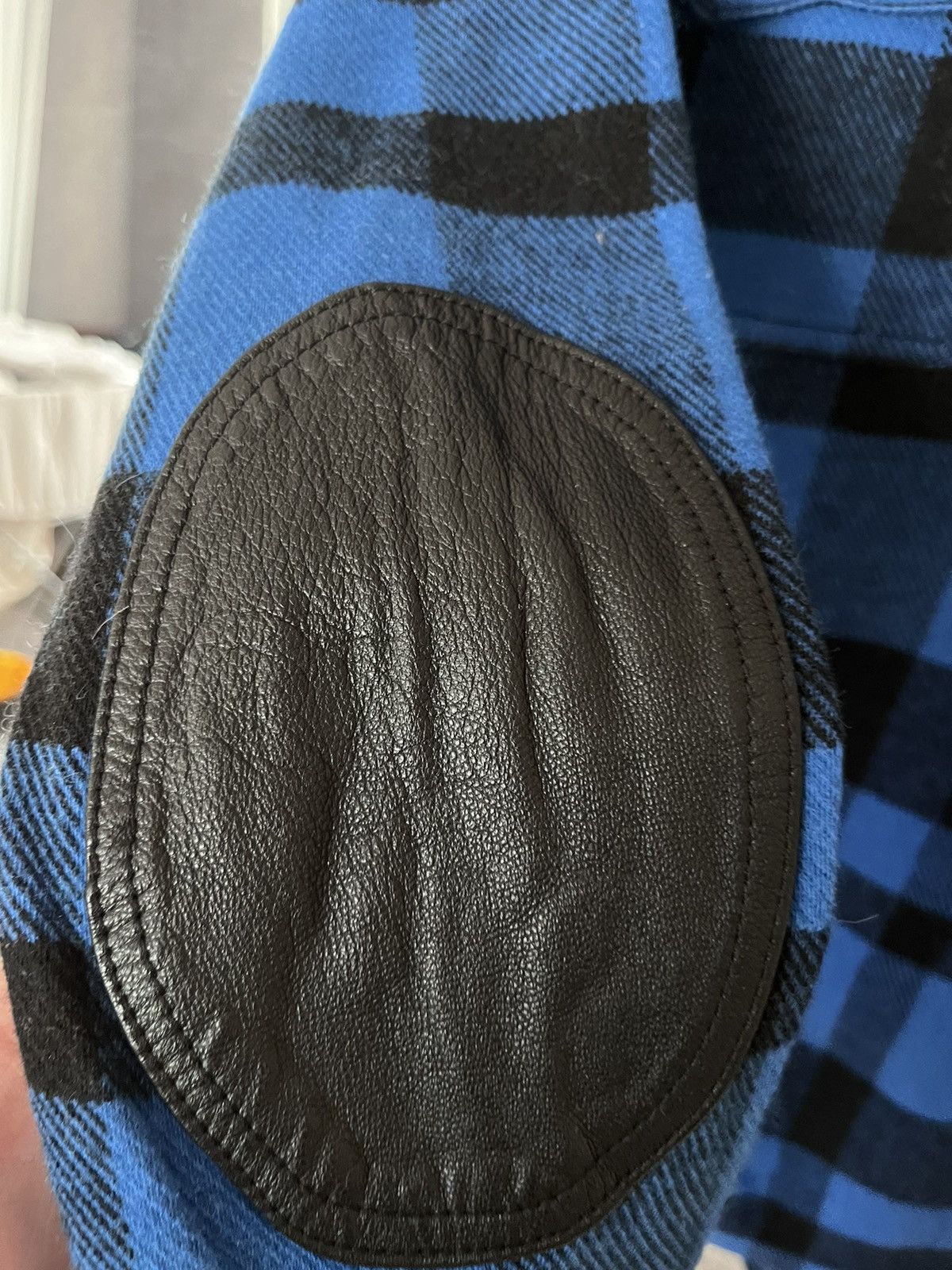 Polo Ralph Lauren Vintage Polo Ralph Lauren Plaid Flannel Hoodie Blue Wool Size US M / EU 48-50 / 2 - 5 Thumbnail