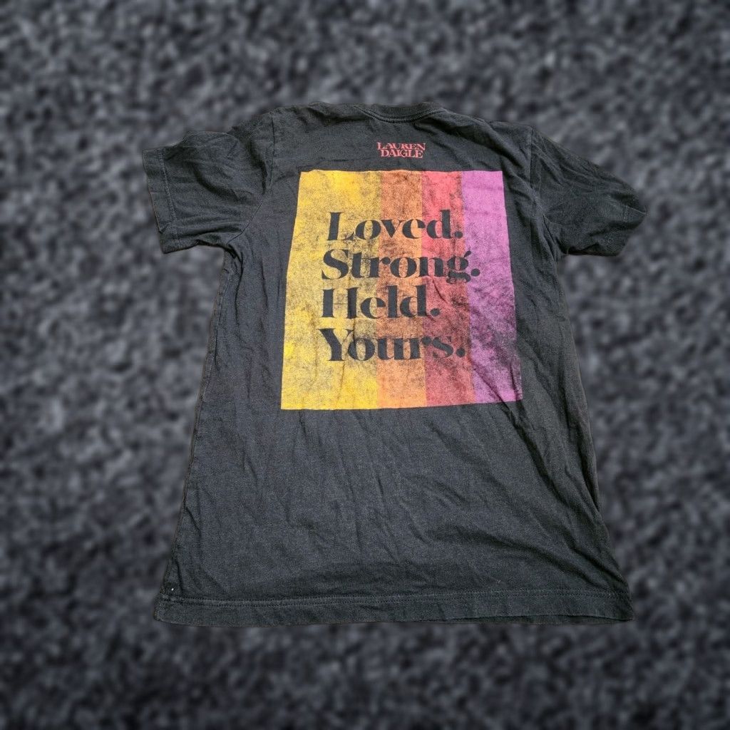Aigle VINTAGE Canvas T-Shirt Unisex Adults Size M Black Music Band Tee You Say Loved Strong Held Yours 2010s Size US M / EU 48-50 / 2 - 1 Thumbnail