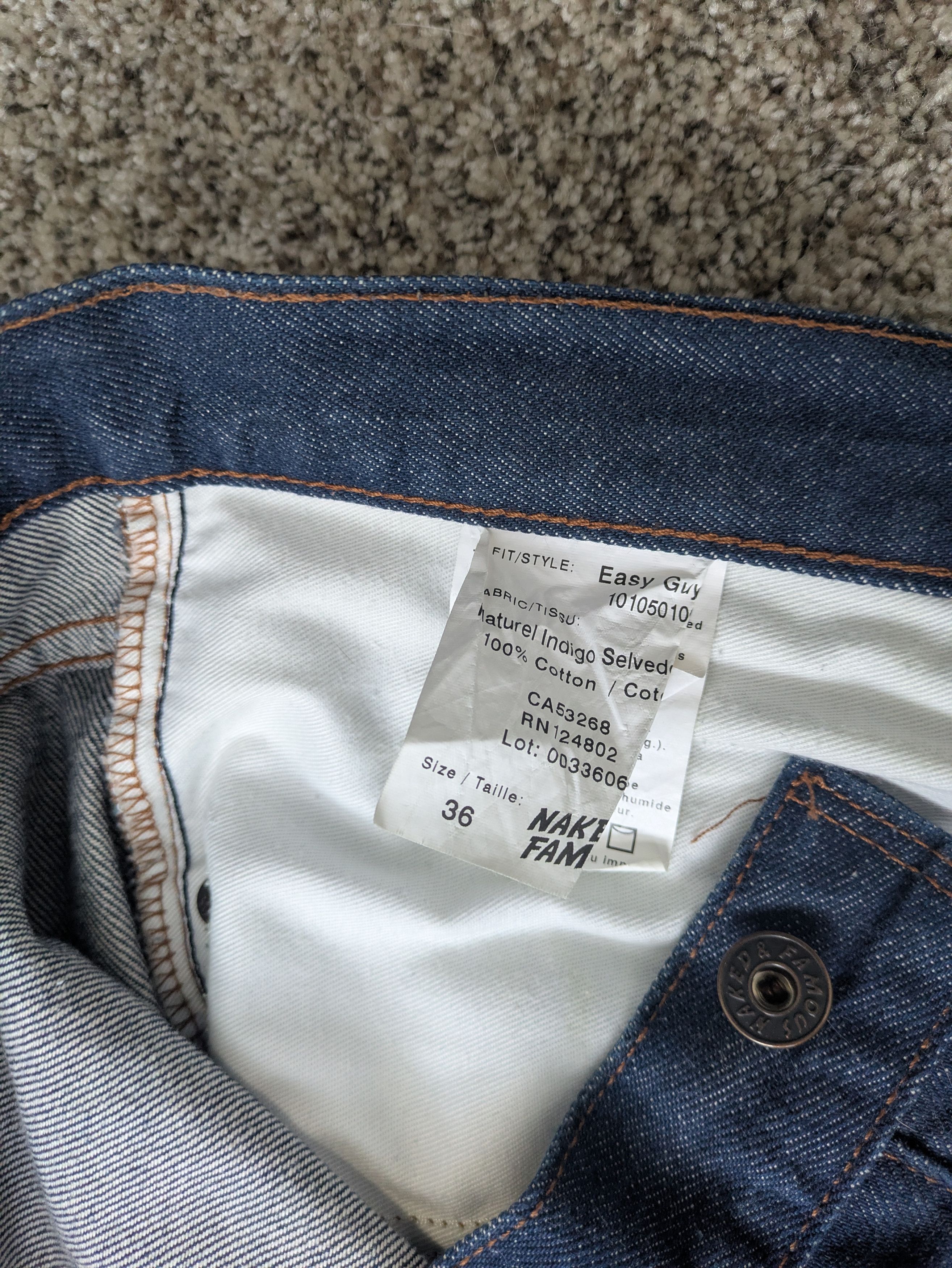 Naked & Famous Natural Indigo Selvedge Size US 36 / EU 52 - 5 Thumbnail