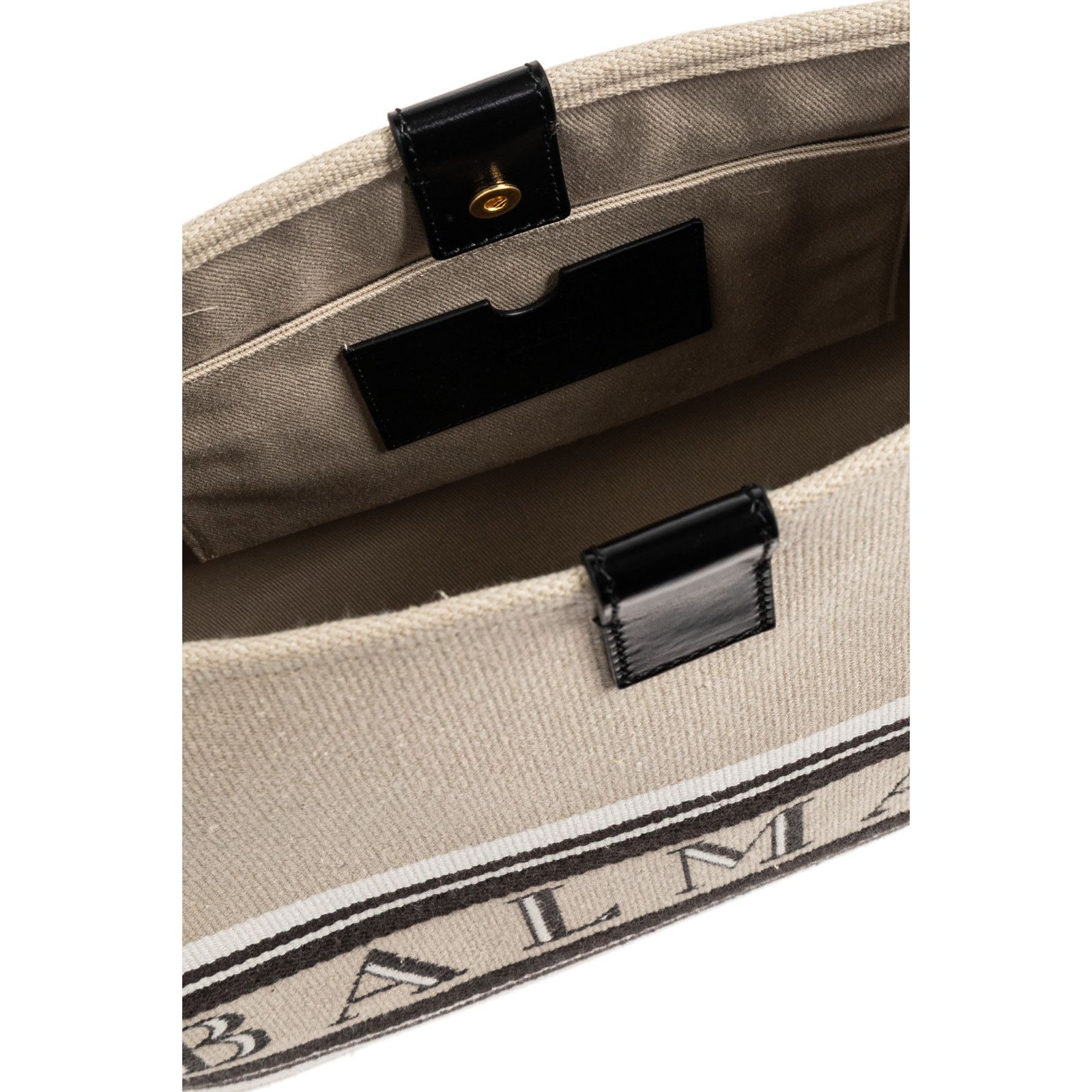 Balmain BALMAIN $1195 Beige Medium Release Tote Bag New & Authentic Size ONE SIZE - 4 Thumbnail