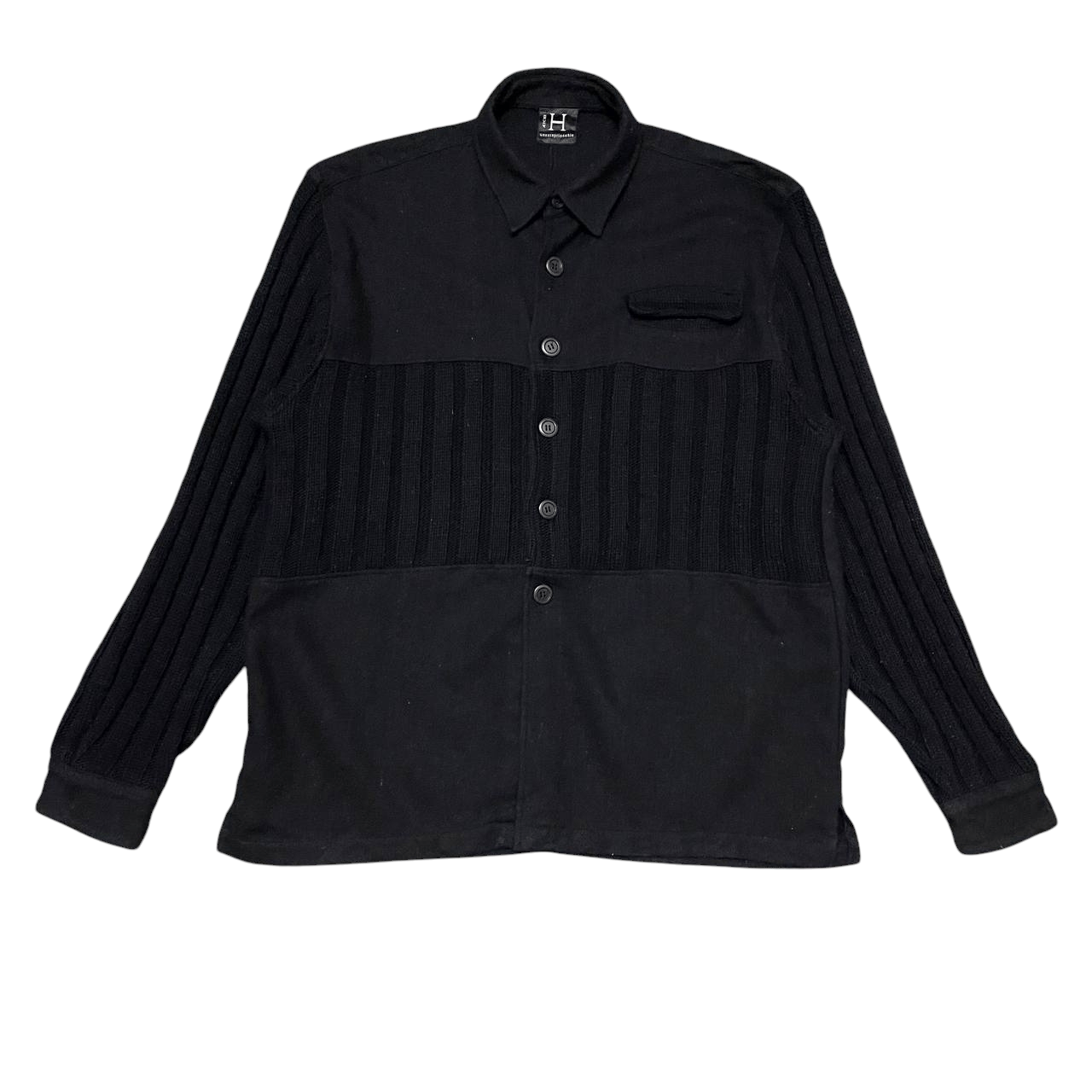 Japanese Brand Vintage Aeichi Unexceptionable Wool Knit Button up Size US L / EU 52-54 / 3 - 1 Thumbnail
