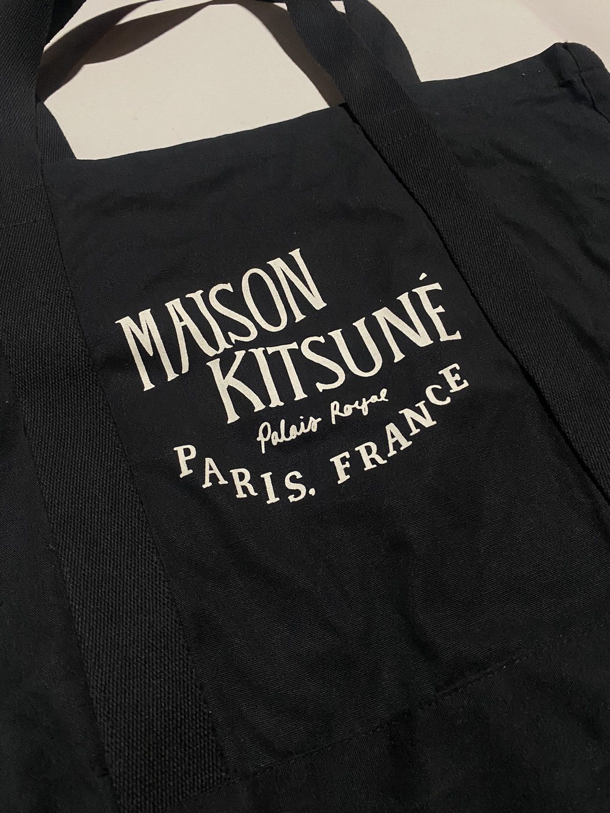 Maison Kitsune Maison kitsune Palais Royal canvas tote bag Size ONE SIZE - 3 Thumbnail