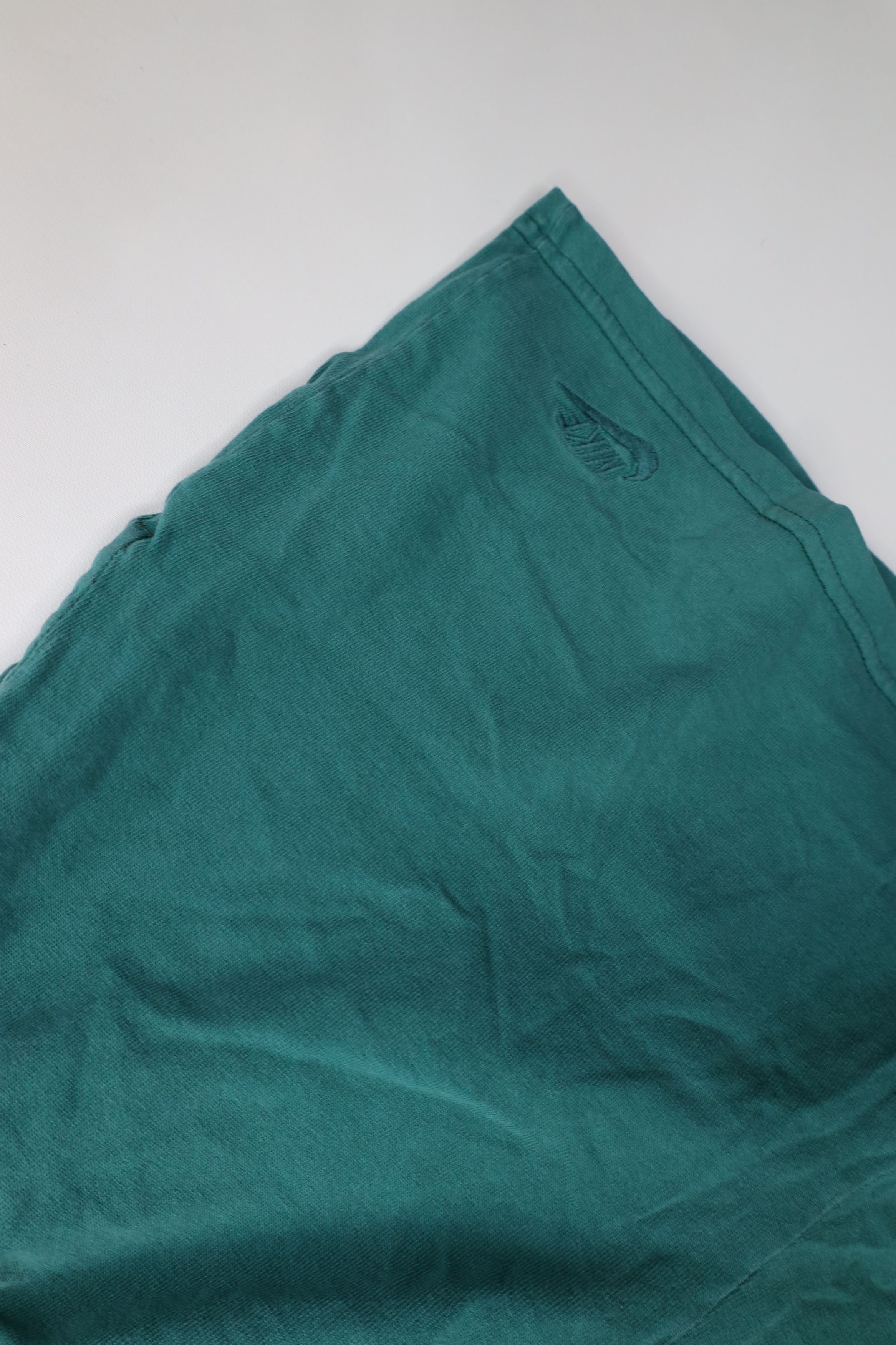 Nike Vintage 90s Nike Mini Swoosh Above Knee Shorts Green USA Size US 34 / EU 50 - 10 Thumbnail