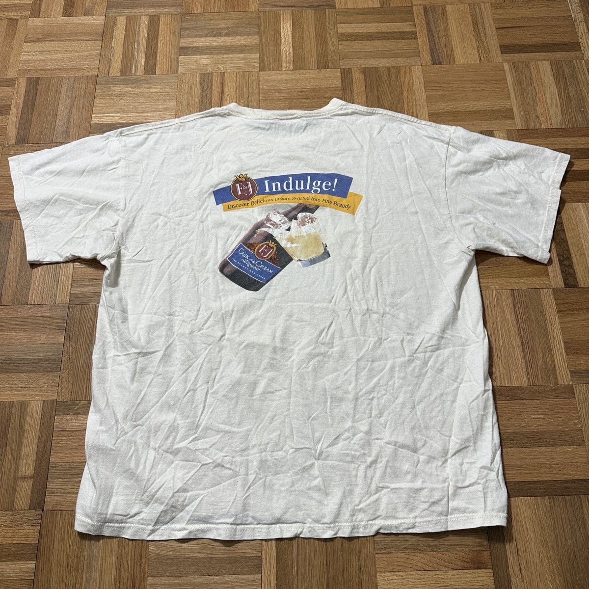 Delta Vintage E&J Cask & Cream Liqueur tee Size US XL / EU 56 / 4 - 1 Thumbnail