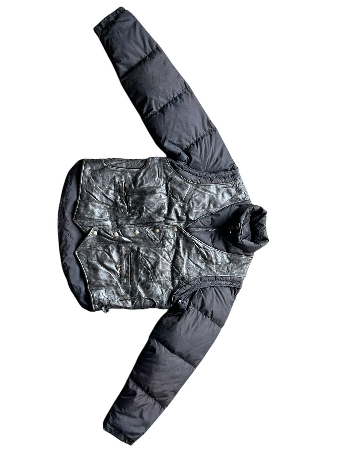Schott Vintage Schott Goose Down Goose Feathers Hybrid Puffer Size US L / EU 52-54 / 3 - 3 Thumbnail