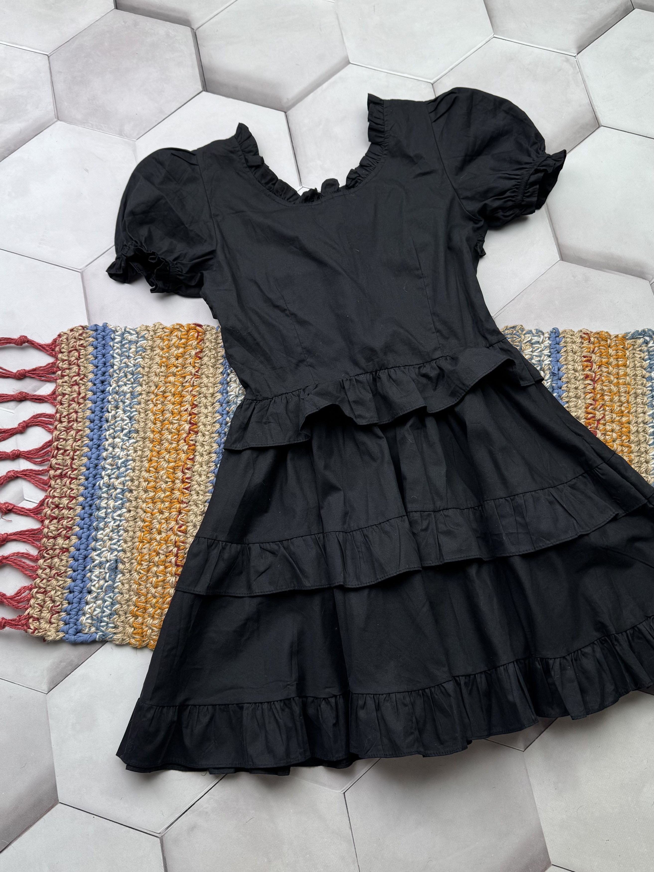 Vintage Vintage Goth Dress (E4) Size XS / US 0-2 / IT 36-38 - 6 Thumbnail