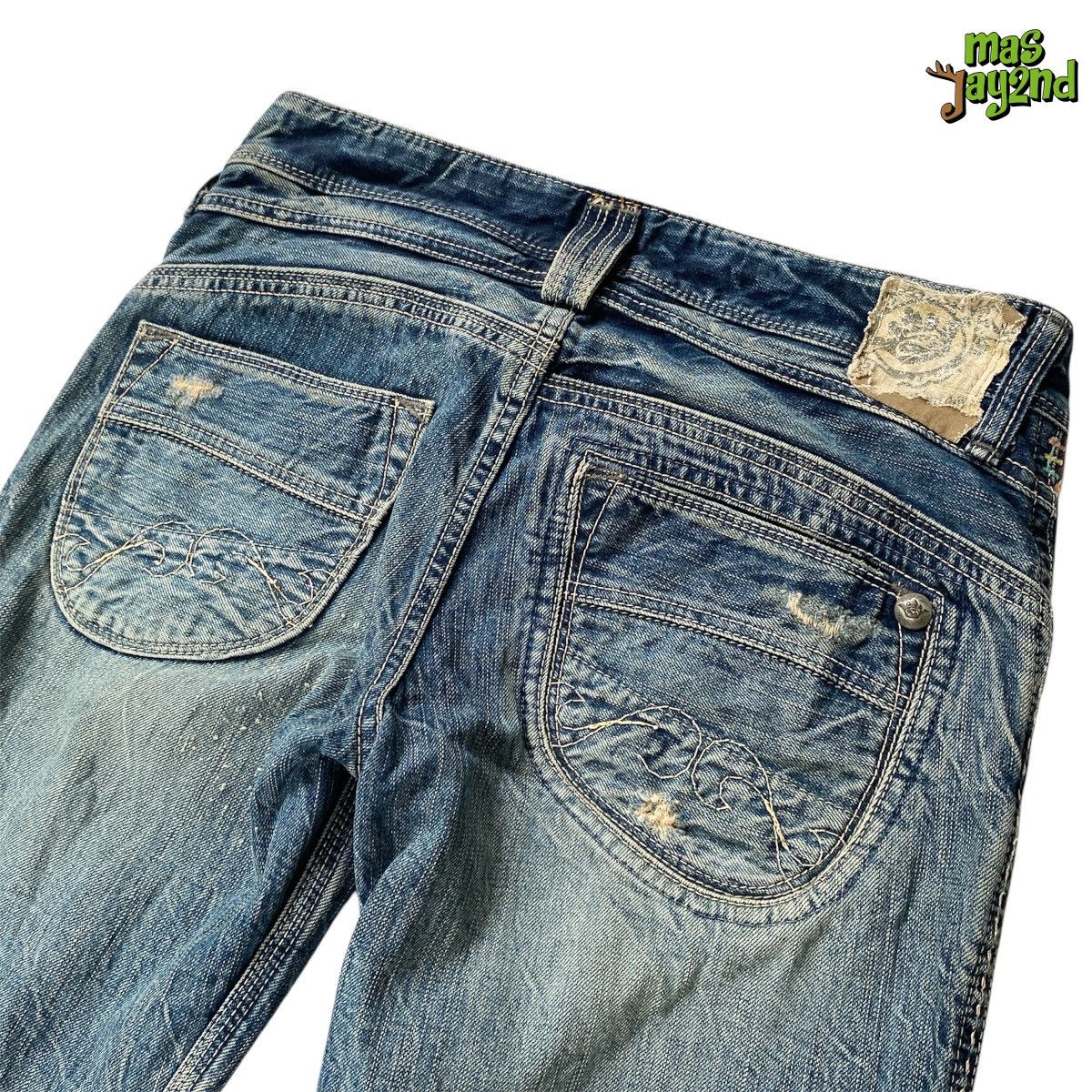 Japanese Brand Brappers Lady Vintage Union Made kendrick lamar superbowl Size 29" - 9 Thumbnail