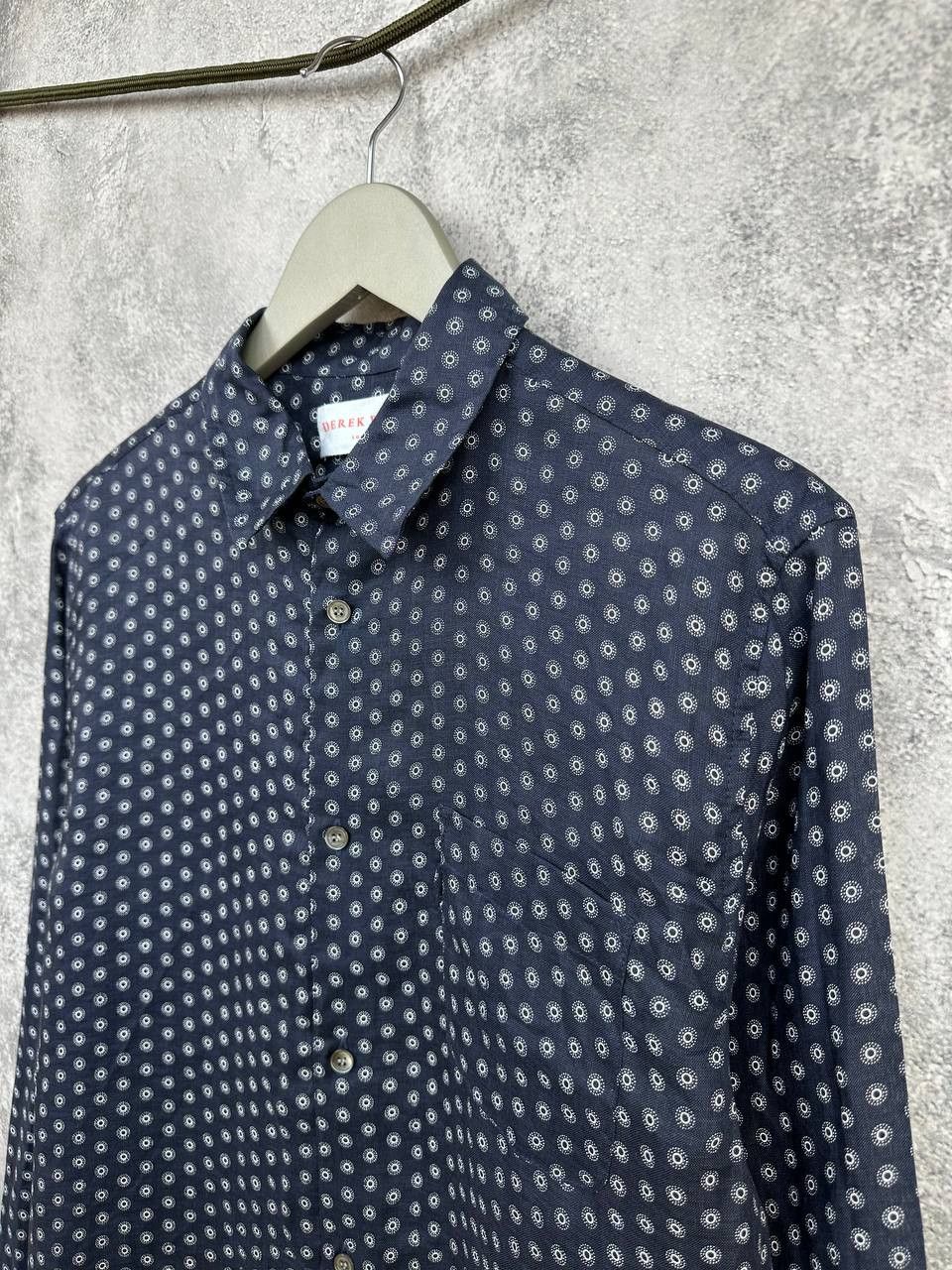 Derek Rose Derek Rose London Pure Linen Luxury Pajama Shirt Medallion Size US M / EU 48-50 / 2 - 5 Thumbnail