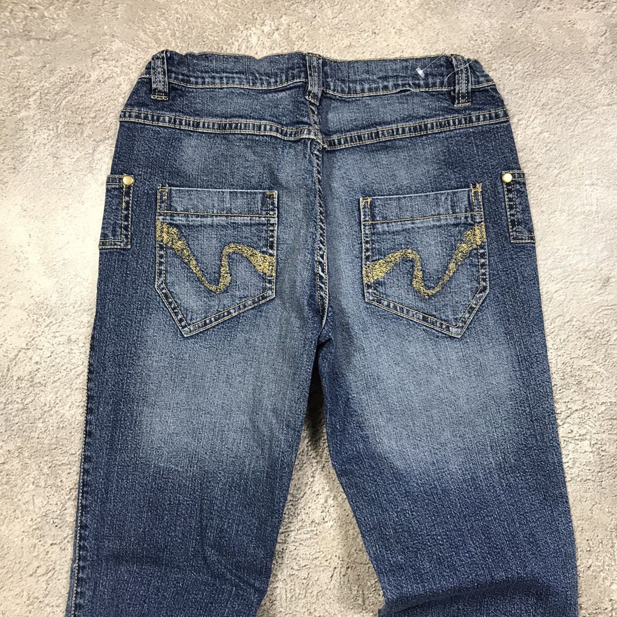 Vintage Vintage 90s Y2K Distressed Baggy Jeans Grunge Skate Logo 25 Size 25" / US 0 / IT 36 - 4 Thumbnail