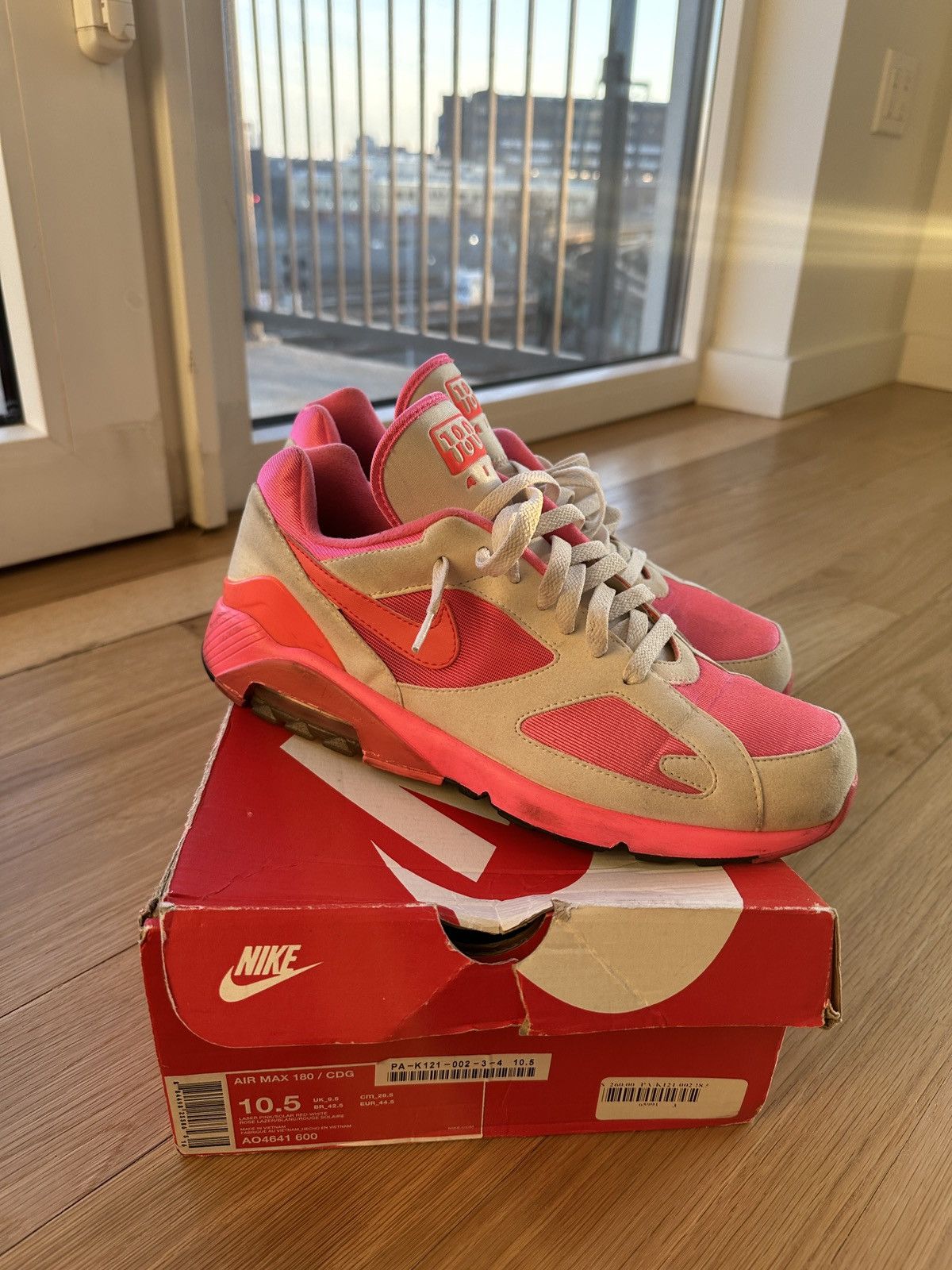 Cdg air max 180 pink hotsell