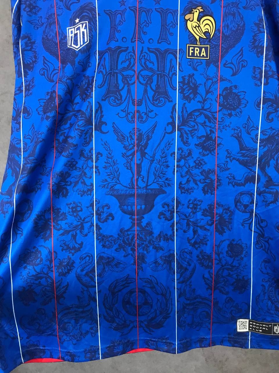 Other FFF France art soccer jersey Size US XXL / EU 58 / 5 - 4 Thumbnail