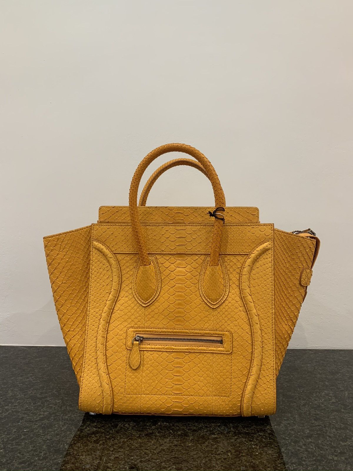 Celine Celine Mini Luggage Python | Grailed