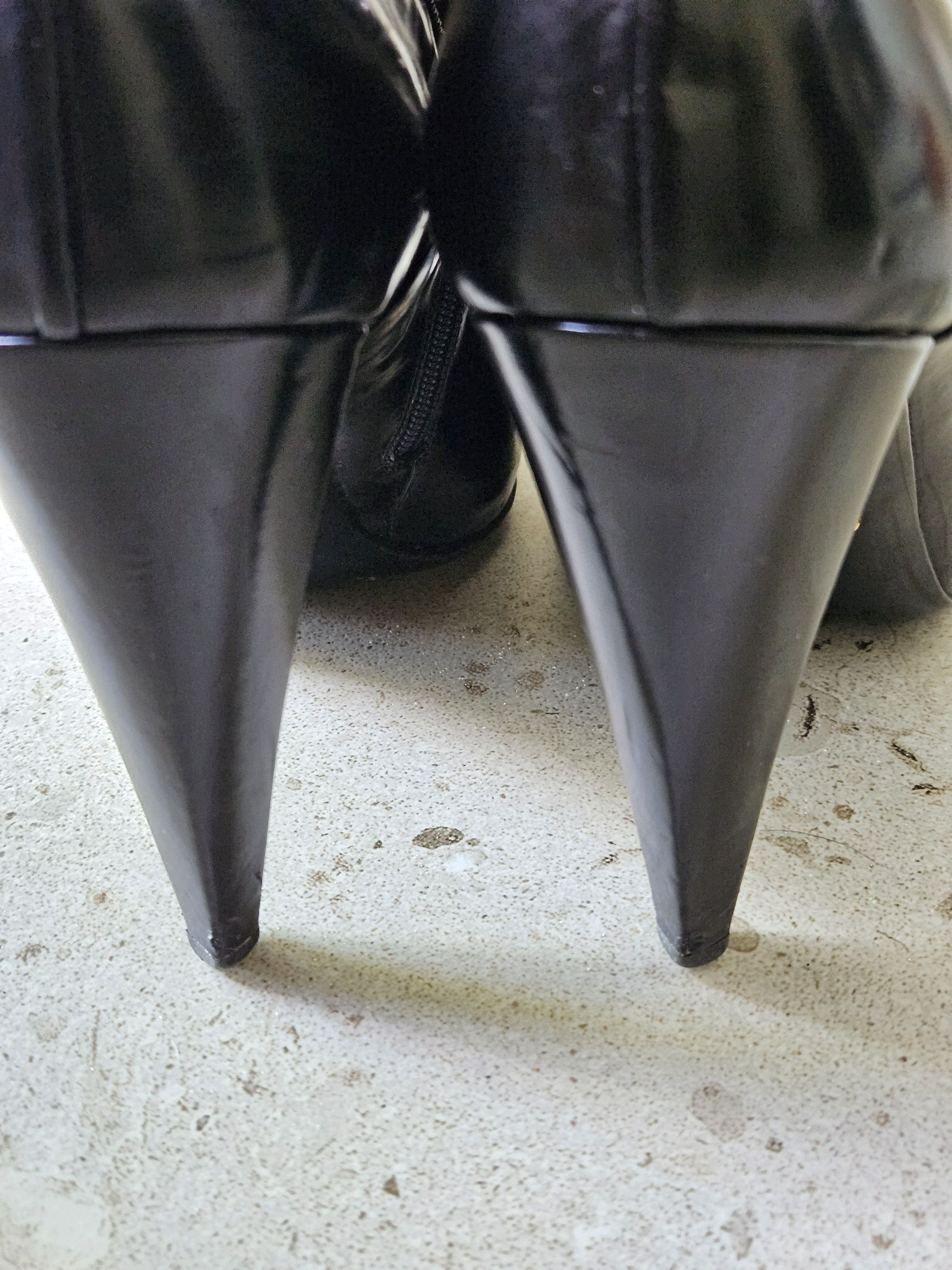 Prada Patent leather black zipped heels Prada Size US 10 / IT 40 - 7 Thumbnail