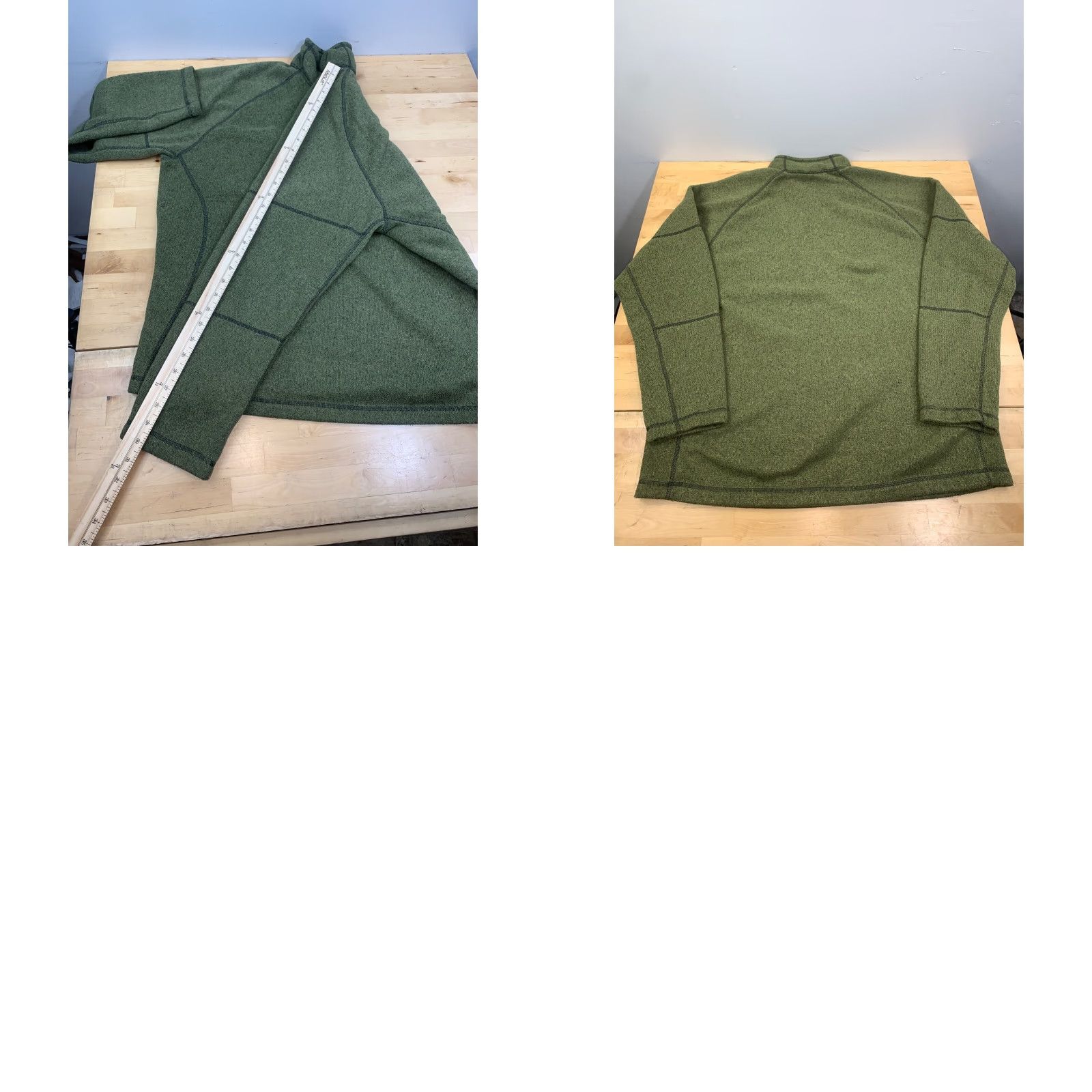 The North Face The North Face 1/4 Zip Fleece Pullover Mens XL Green Casual Outdoor 11327 Size US XL / EU 56 / 4 - 8 Thumbnail
