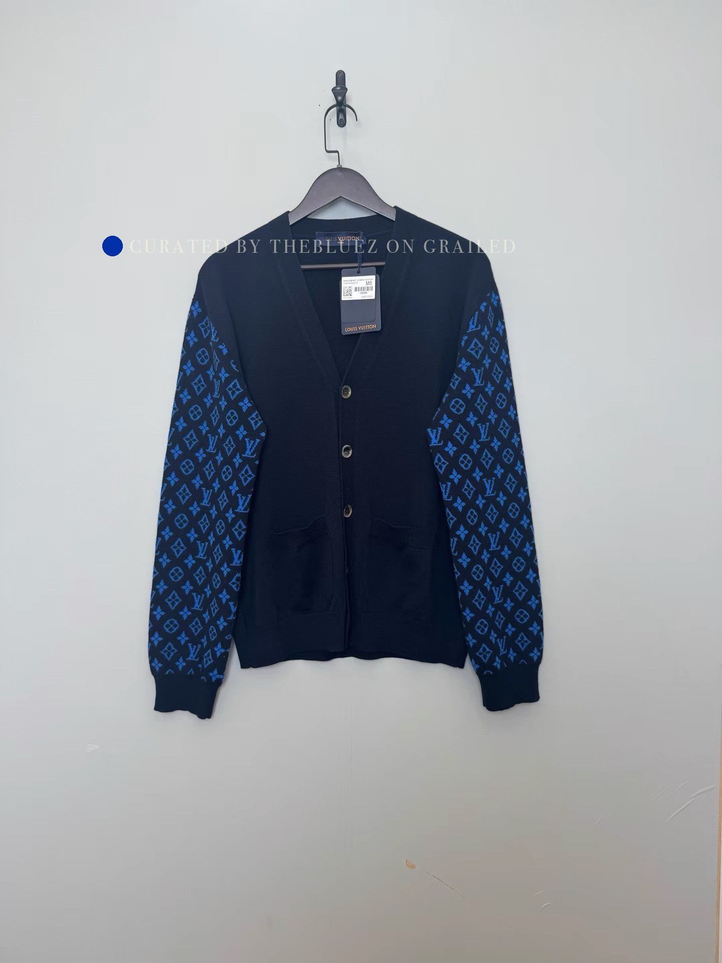 Louis Vuitton Monogram Print Wool Cardigan Size US M / EU 48-50 / 2 - 1 Thumbnail