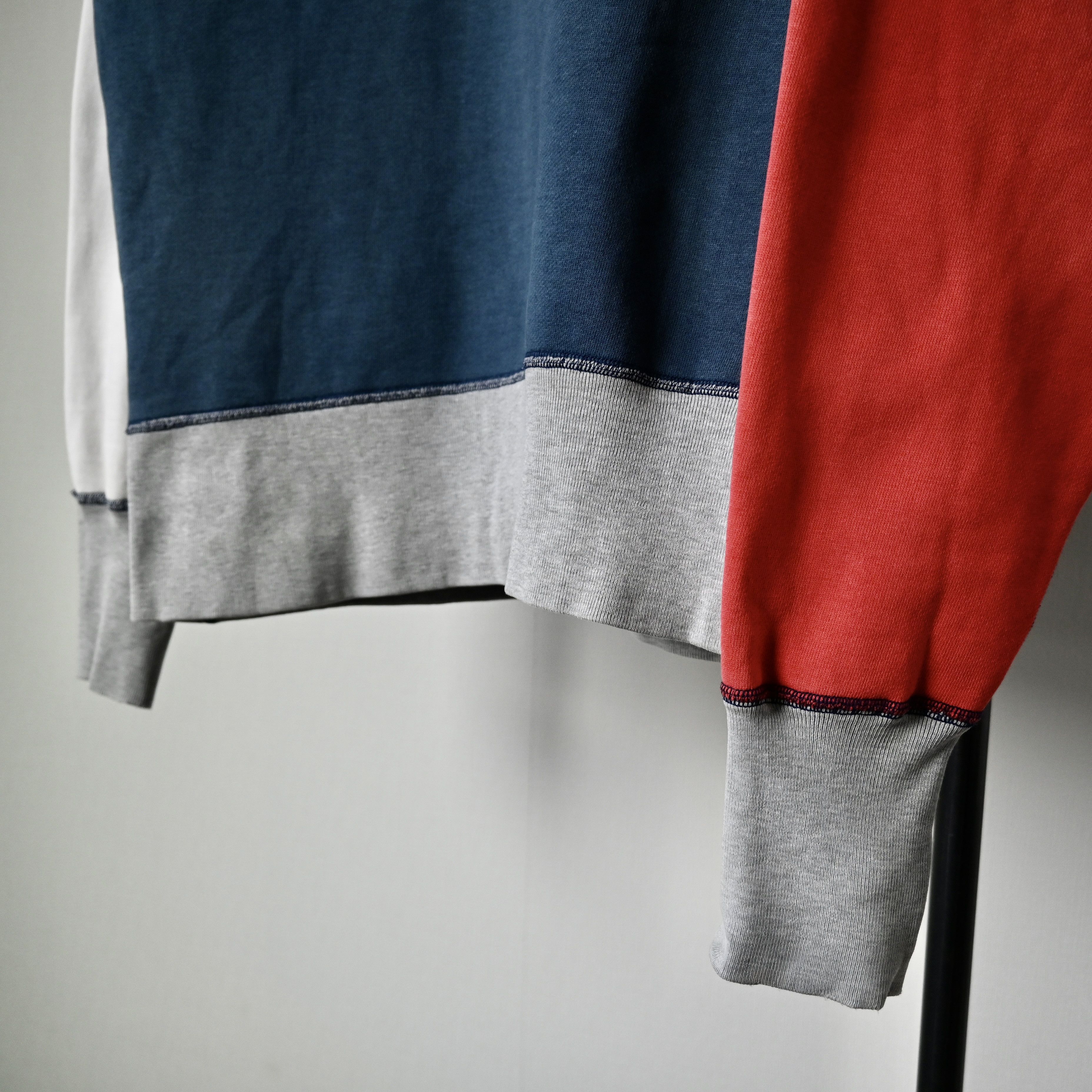 BARNS OUTFITTERS DISTRESSED, BARNS OUTFITTERS multicolor-paneled sweatshirt Size US M / EU 48-50 / 2 - 12 Thumbnail
