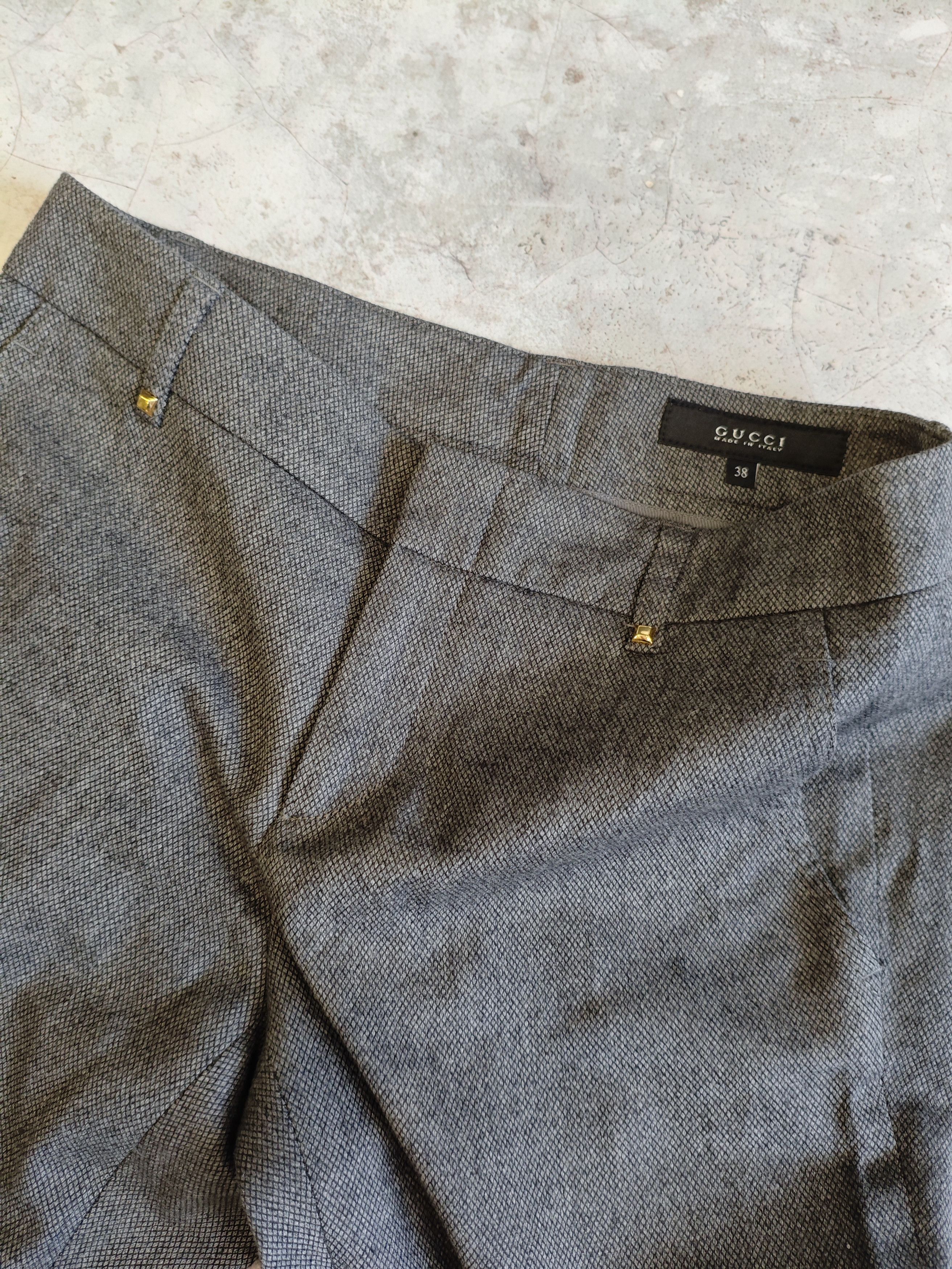 Gucci × Vintage Gucci Vintage Original Casual Pants Luxury Lux Hype Size 26" / US 2 / IT 38 - 6 Thumbnail