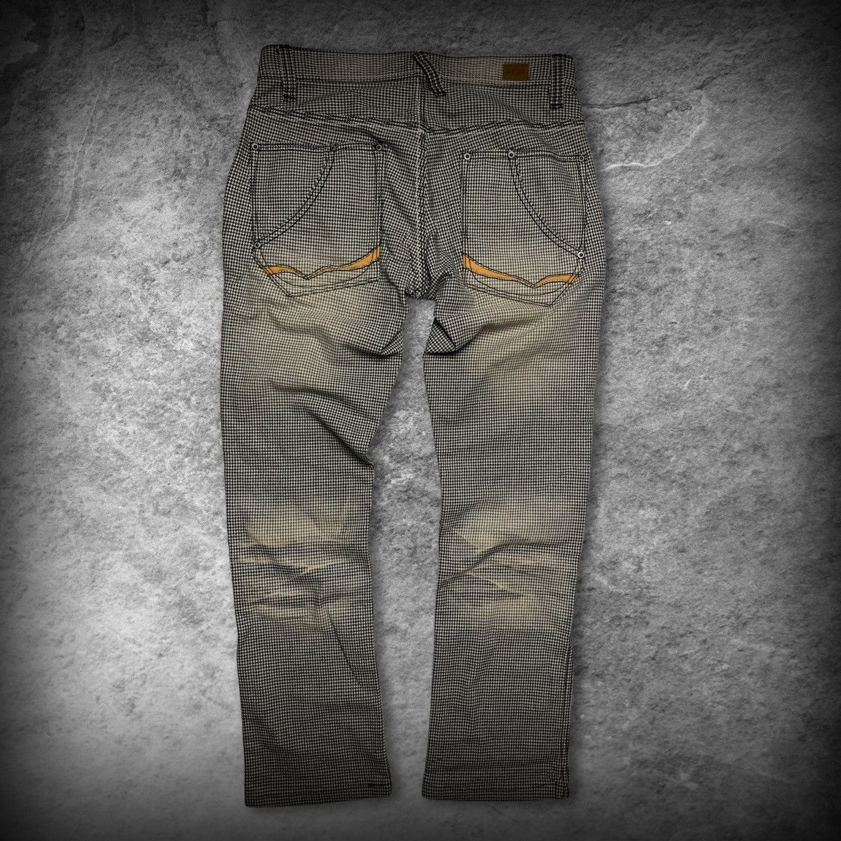 Nicole Club Nicole Club For Men Houndstooth Pattern Denim Pants Size US 30 / EU 46 - 8 Thumbnail