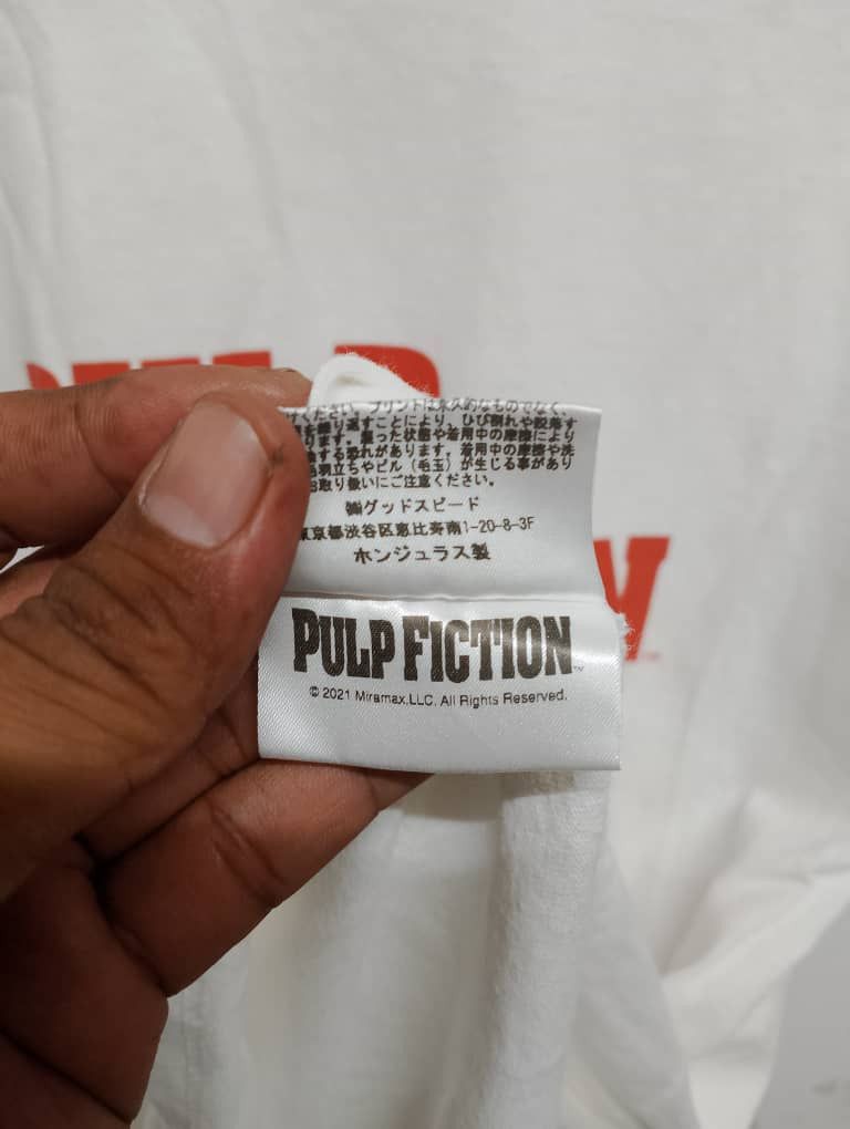 Japanese Brand Pulp Fiction T-shirt Movie Size US M / EU 48-50 / 2 - 9 Thumbnail