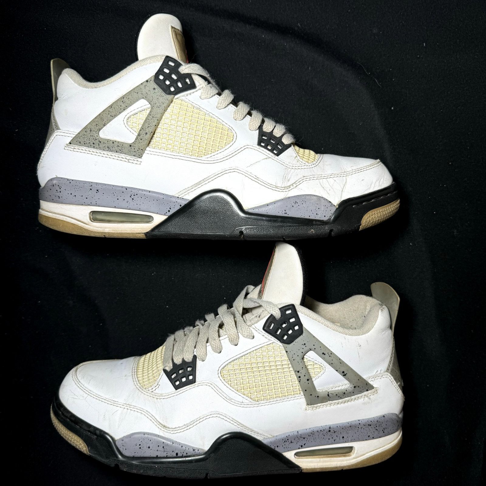 Jordan Brand × Nike Air Jordan 4 Retro White Cement 2012 Men's Shoes - Size 10 Size US 10 / EU 43 - 2 Thumbnail