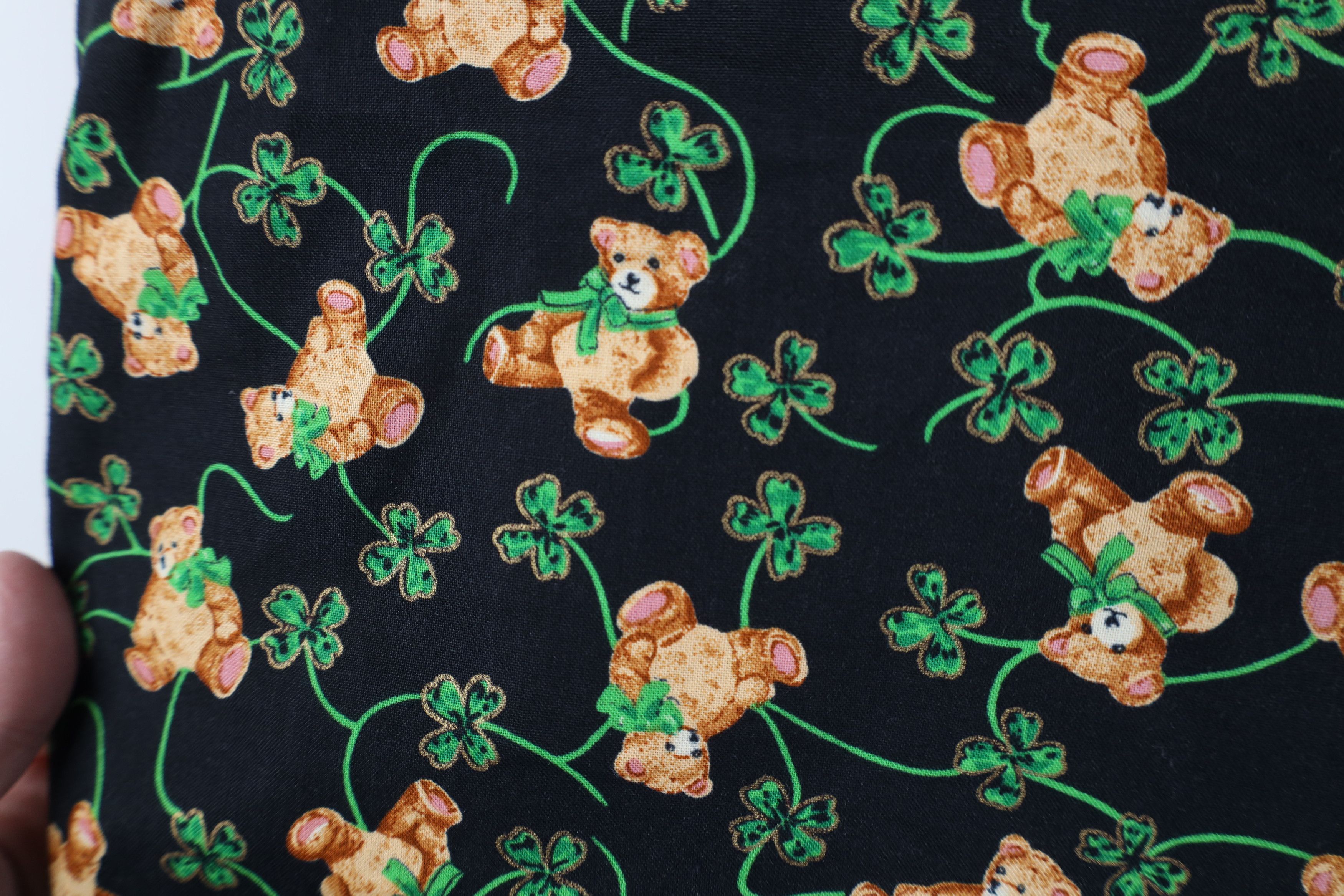 Vintage Vintage 90s St Patricks Day Clover Bear Tie Back Vest Jacket Size L / US 10 / IT 46 - 5 Thumbnail