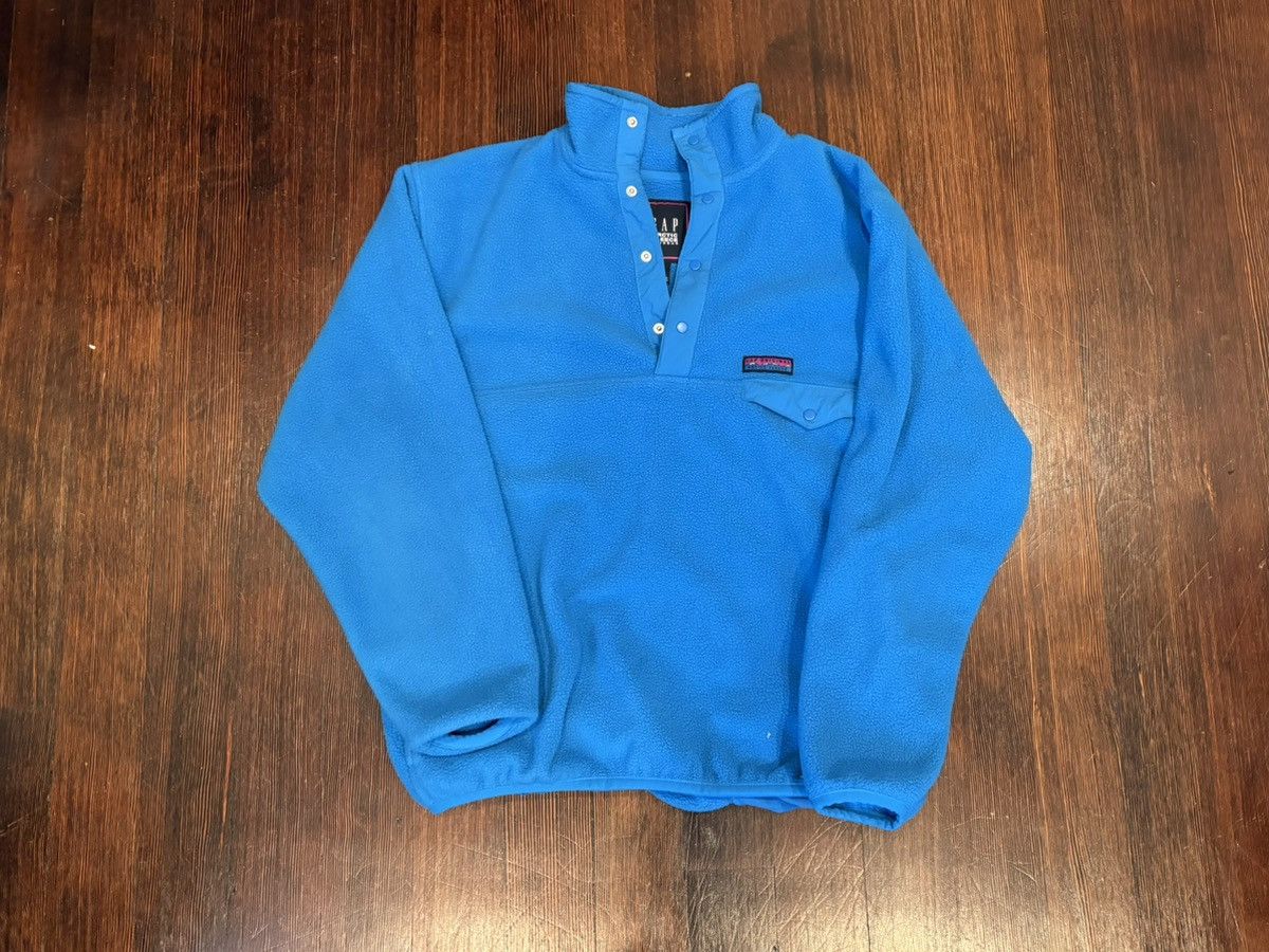 Gap Gap Quarter Button Up Fleece Size US M / EU 48-50 / 2 - 1 Thumbnail