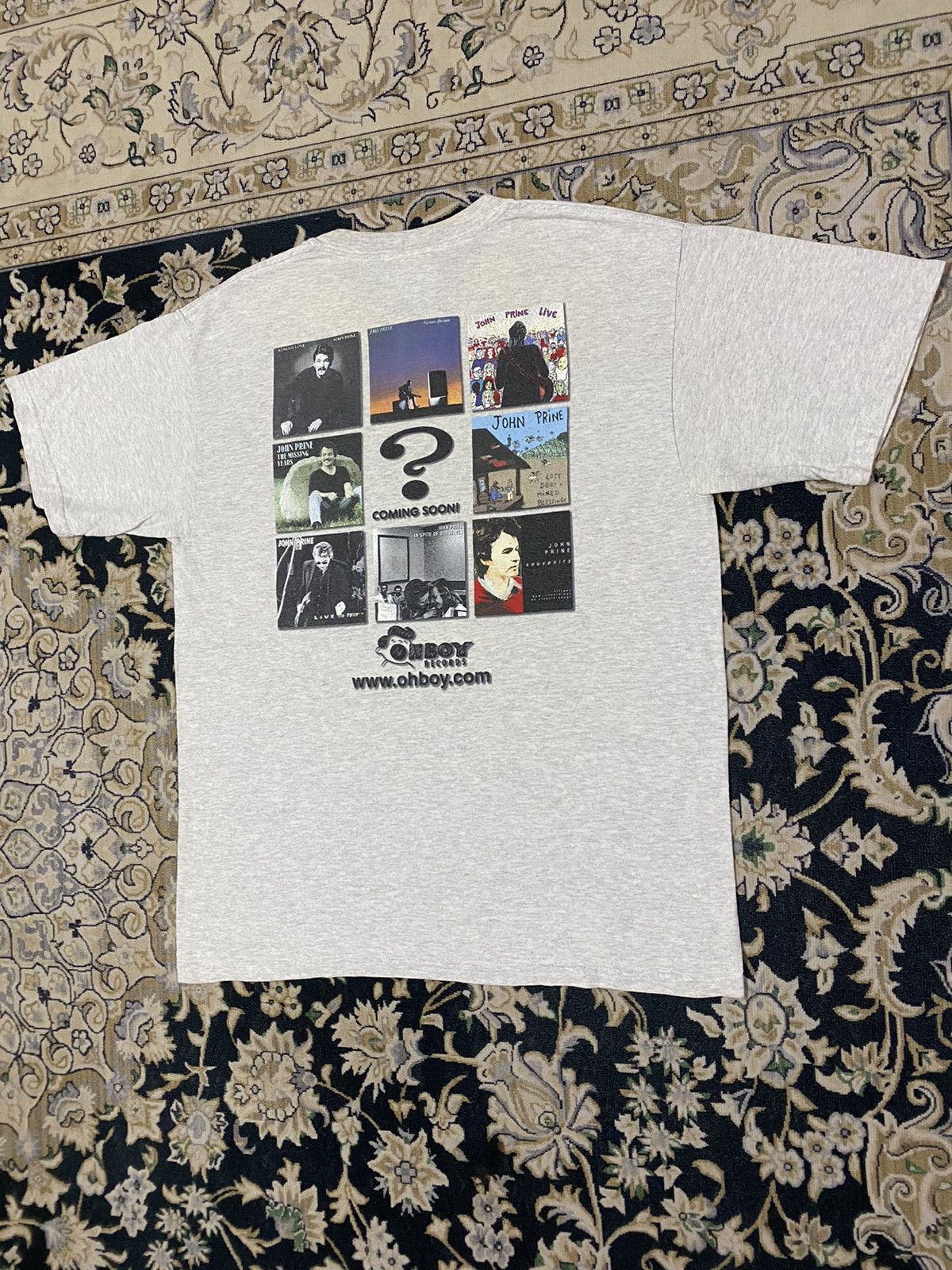 Band Tees Vintage John Prine Records Shirt Size US L / EU 52-54 / 3 - 12 Thumbnail