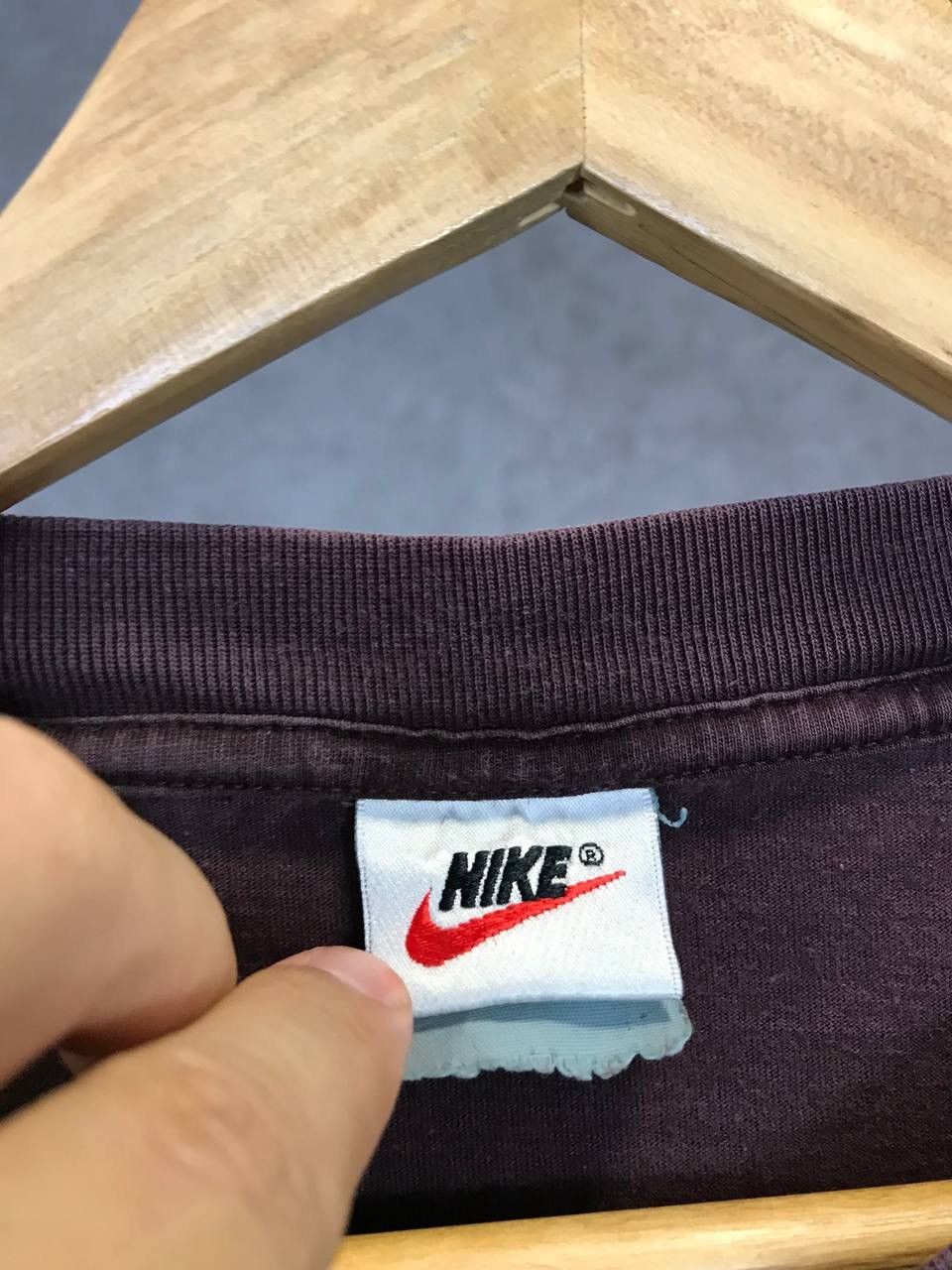 Nike × Vintage Nike Court vintage swoosh big logo tee Size US L / EU 52-54 / 3 - 4 Thumbnail