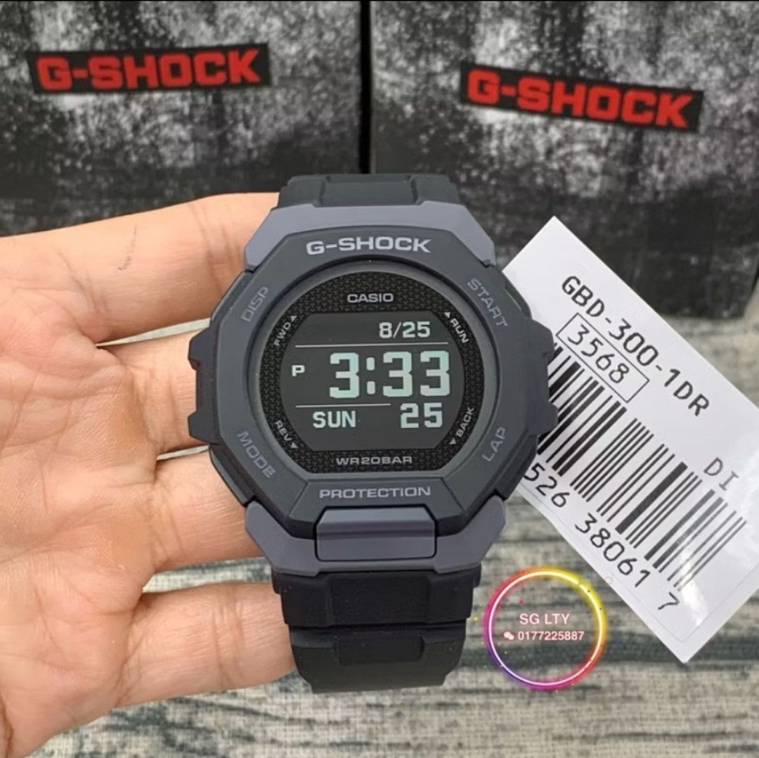 Casio Casio G Shock GBD-300-1DR ( New ) Size ONE SIZE - 1 Thumbnail