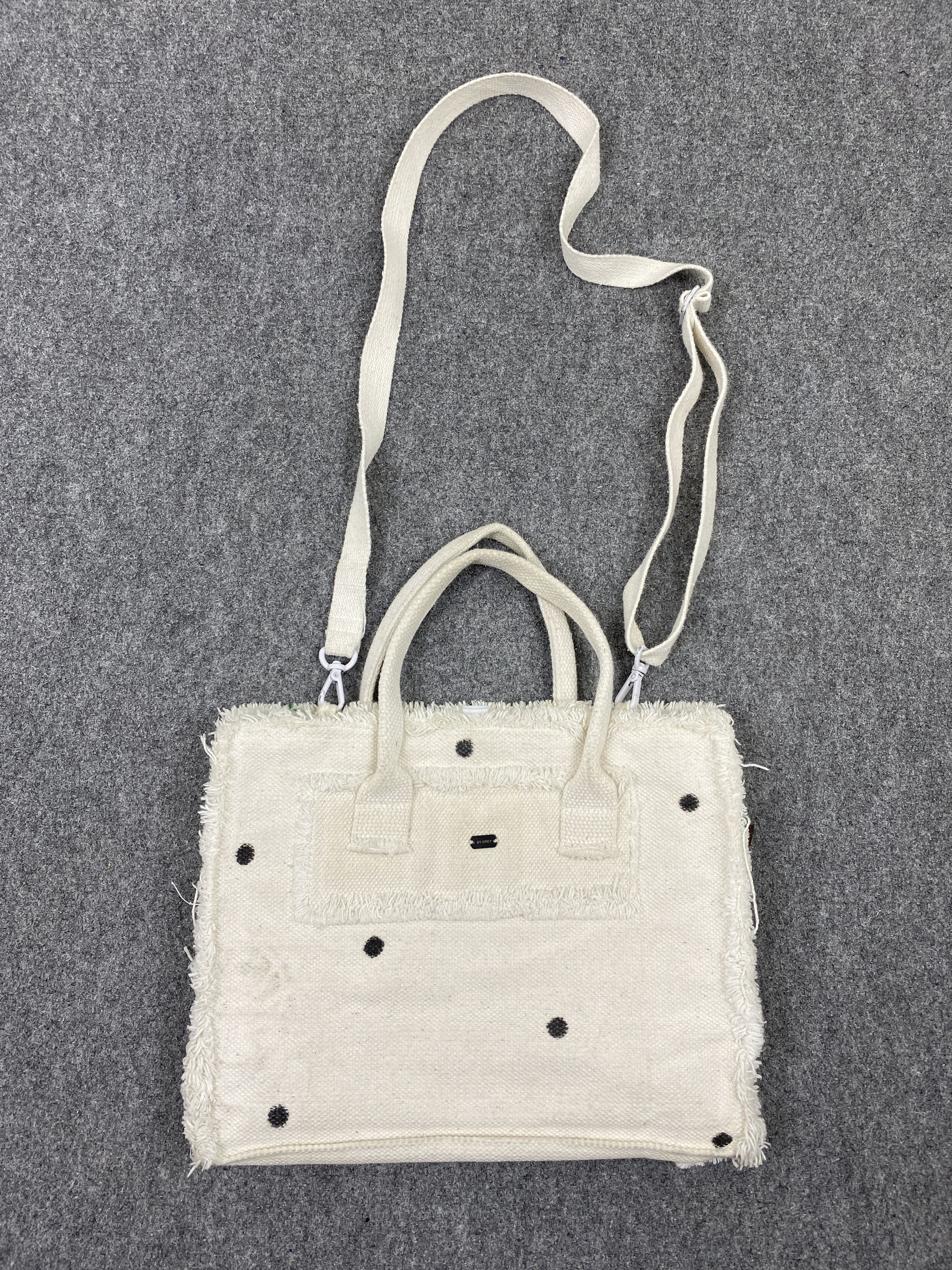 Japanese Brand Vintage Japanese Brand Polka Dot Handbag BG0186 Size ONE SIZE - 2 Thumbnail