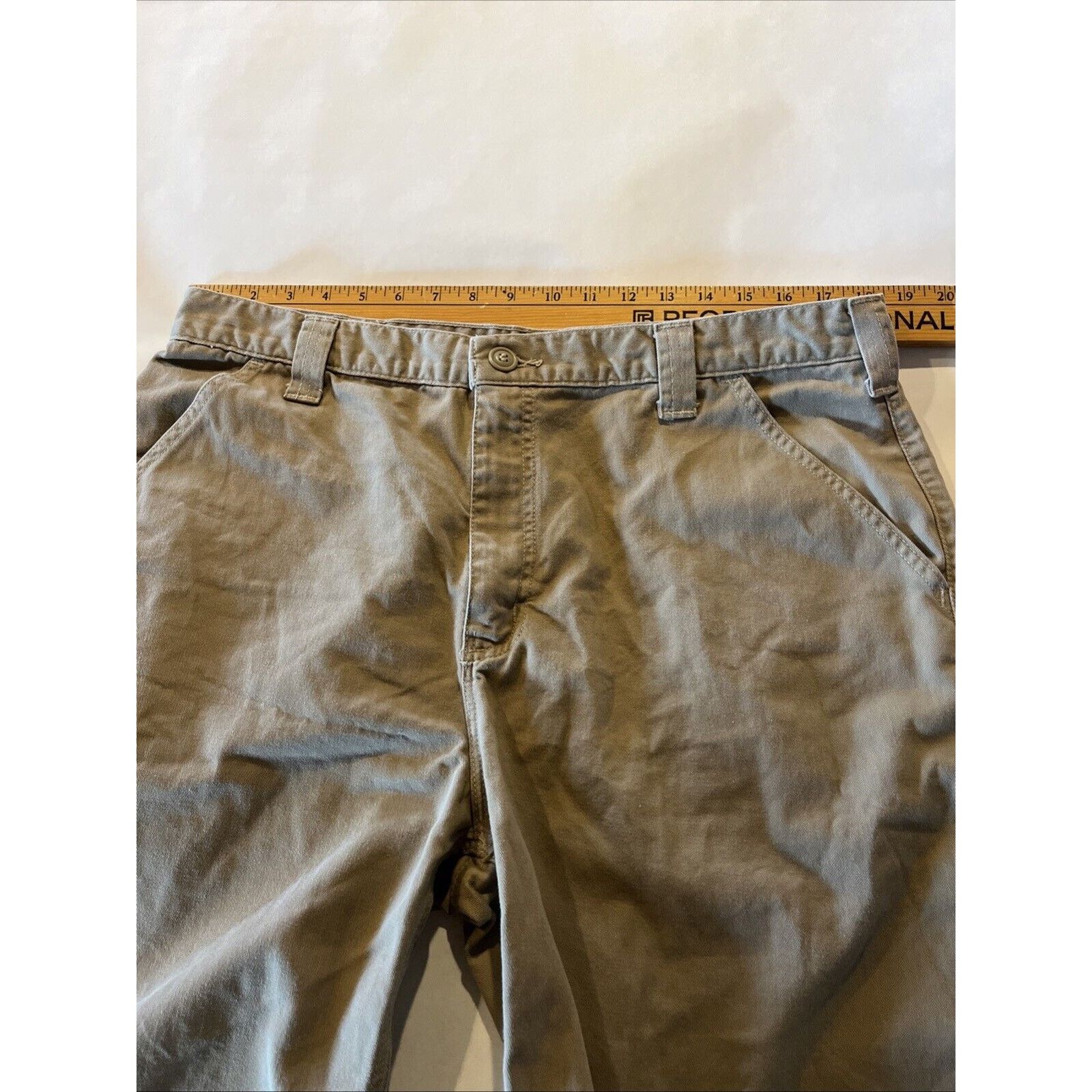 Carhartt Carhartt Canvas Shorts Mens 38 Brown Relaxed Workwear Travel Size US 38 / EU 54 - 8 Thumbnail
