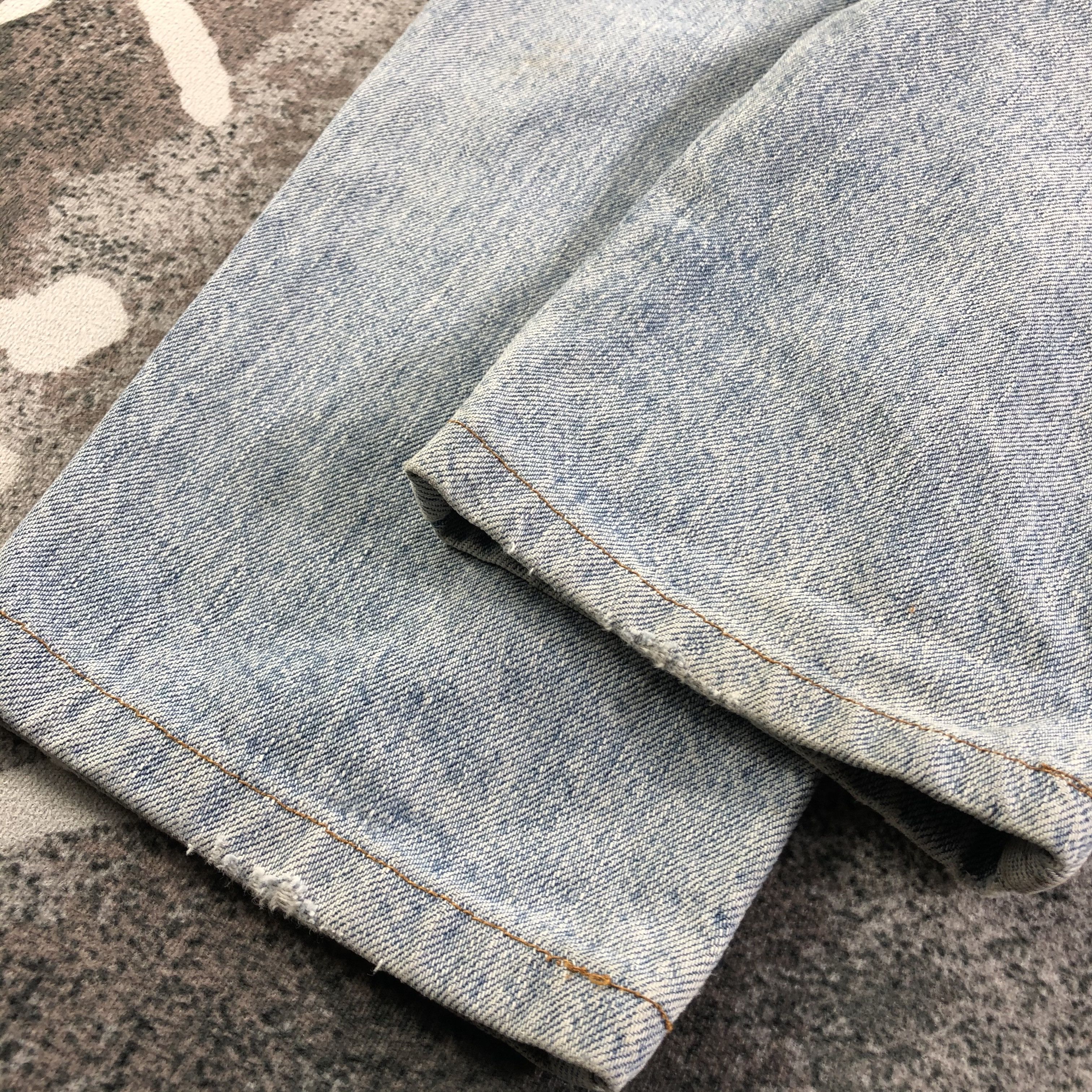 Levi's Vintage 90s Levis 575 Jeans Faded Blue Denim Size US 27 - 6 Thumbnail