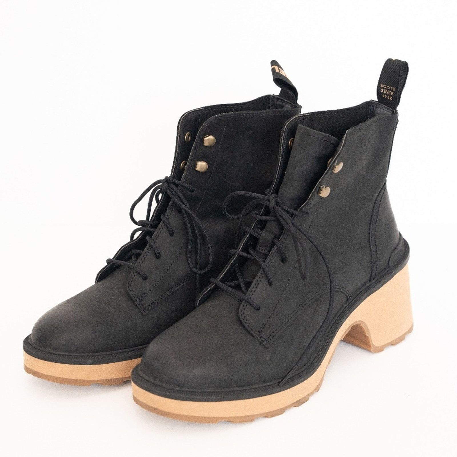 SOREL Sorel. High-Line Heel Lace Boot. Size US 8.5 / IT 38.5 - 1 Thumbnail
