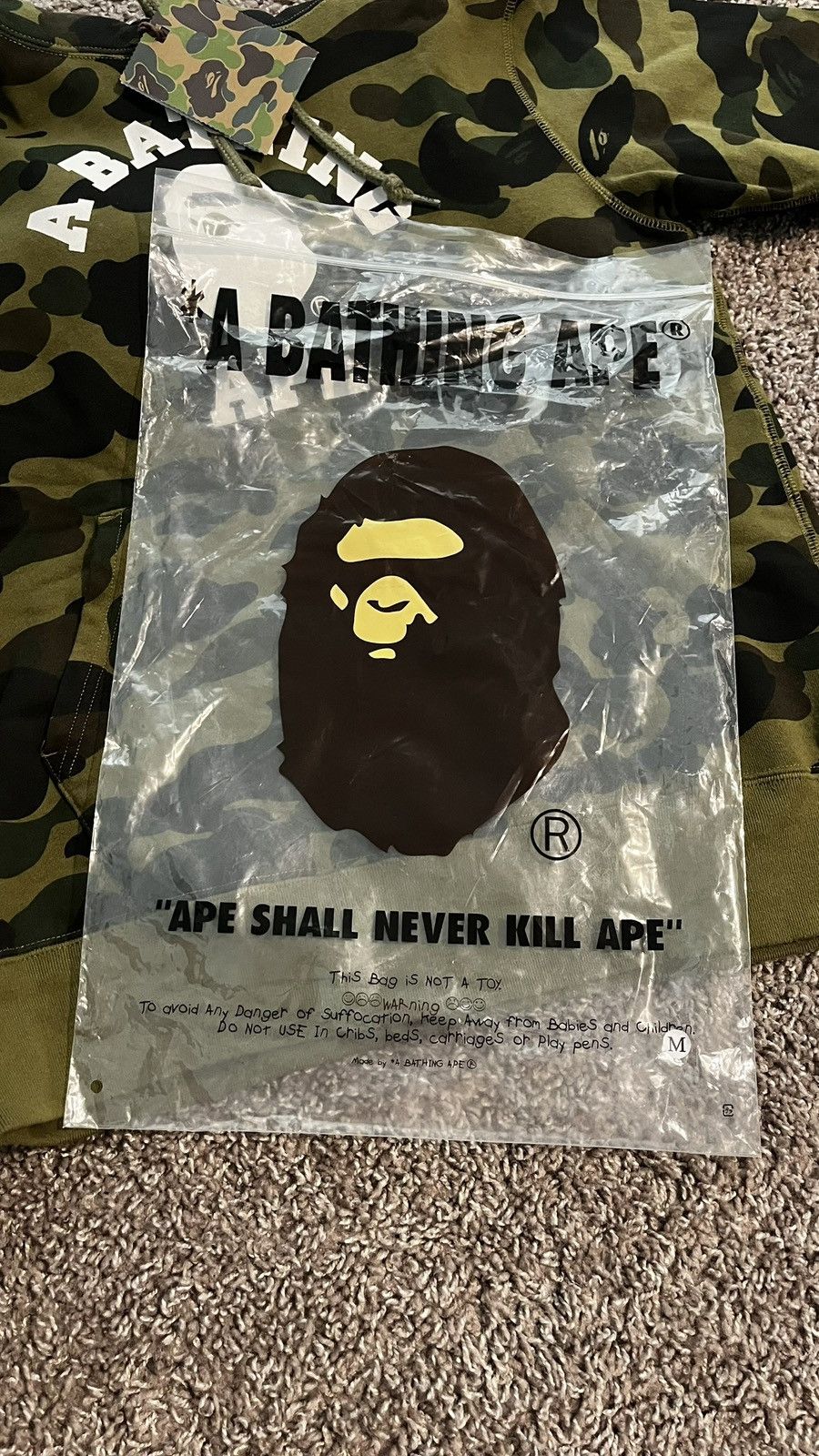 Bape Bape hoodie Size US M / EU 48-50 / 2 - 7 Thumbnail