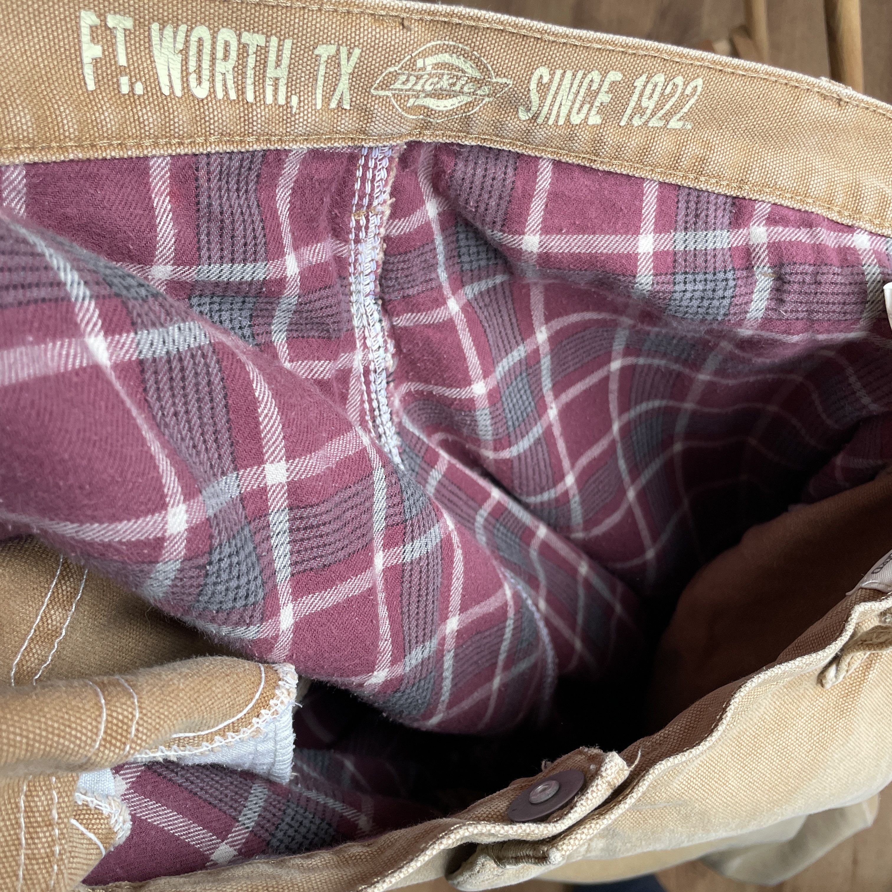 Dickies Dickies Flannel Lined Duck Canvas Carpenter Work Pants Size US 36 / EU 52 - 14 Thumbnail