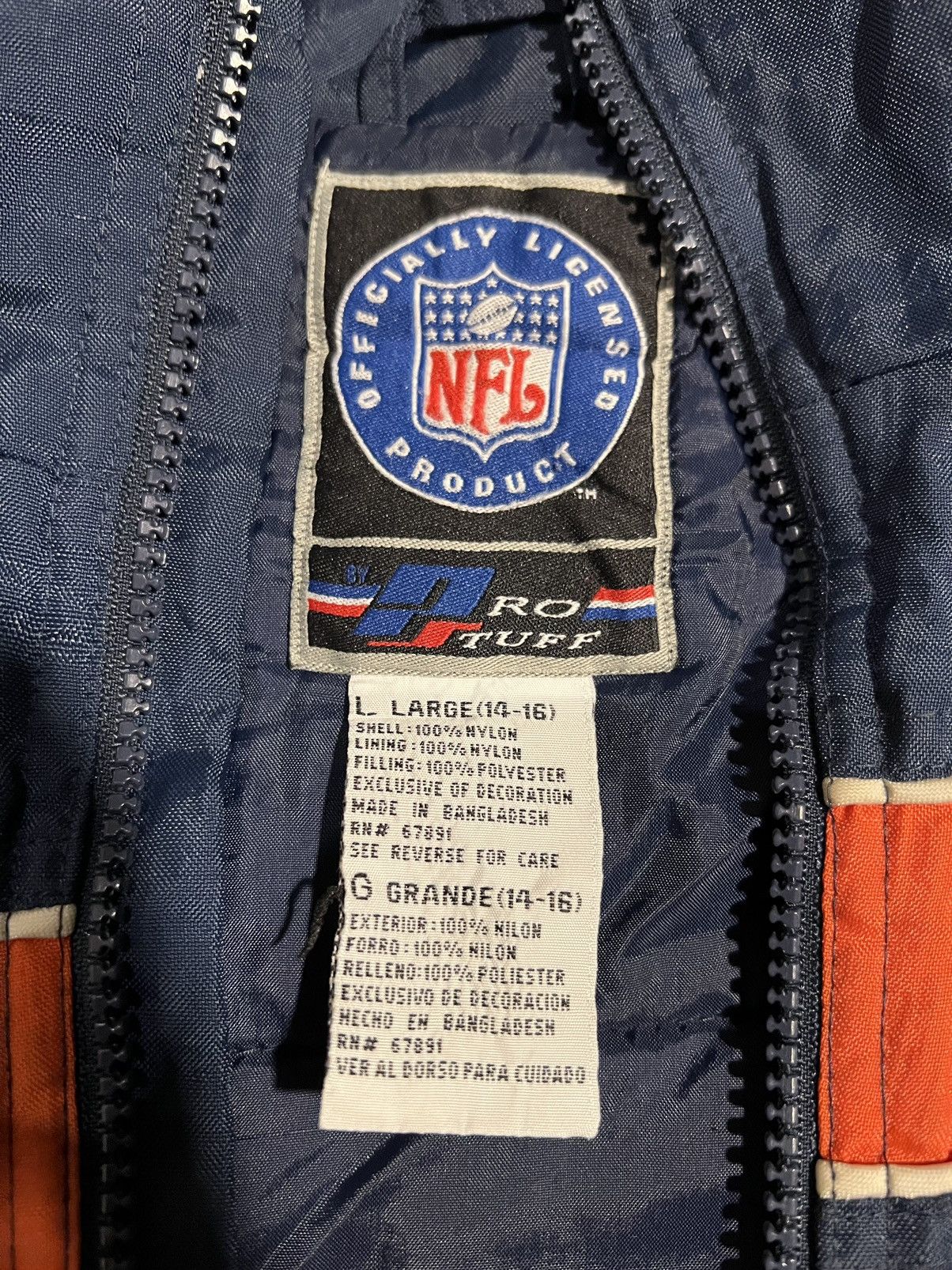 NFL × Vintage Vintage Denver Broncos Windbreaker Jacket Size US L / EU 52-54 / 3 - 3 Thumbnail